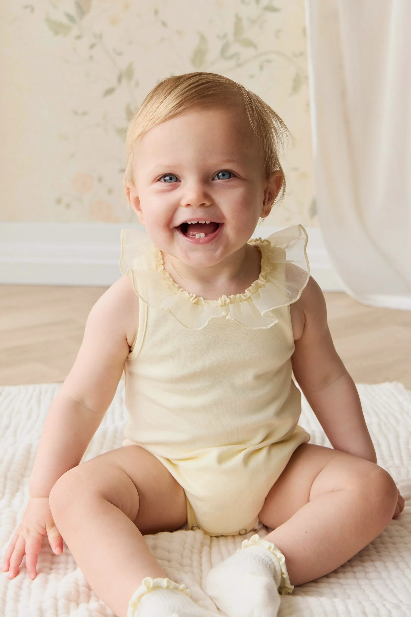 Adalyn Playsuit - Lemon - Image 4