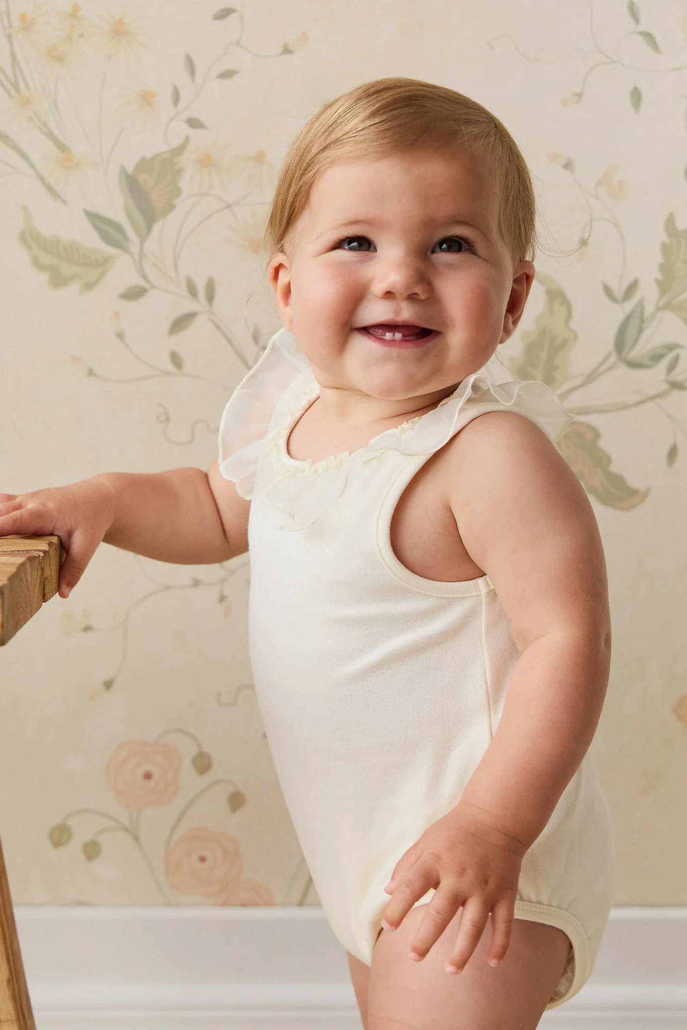 Adalyn Playsuit - Parchment - Image 4