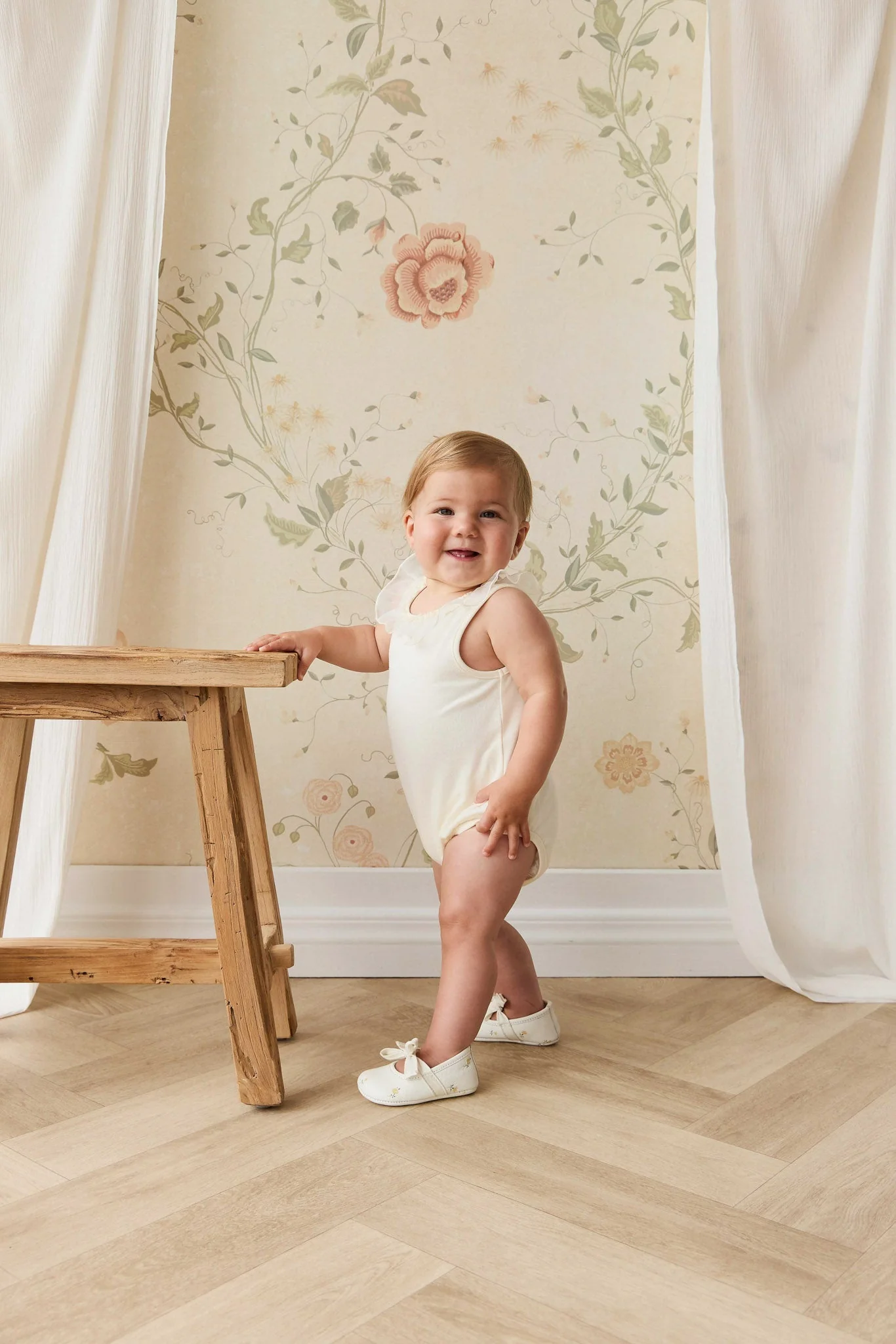 Adalyn Playsuit - Parchment - Image 5