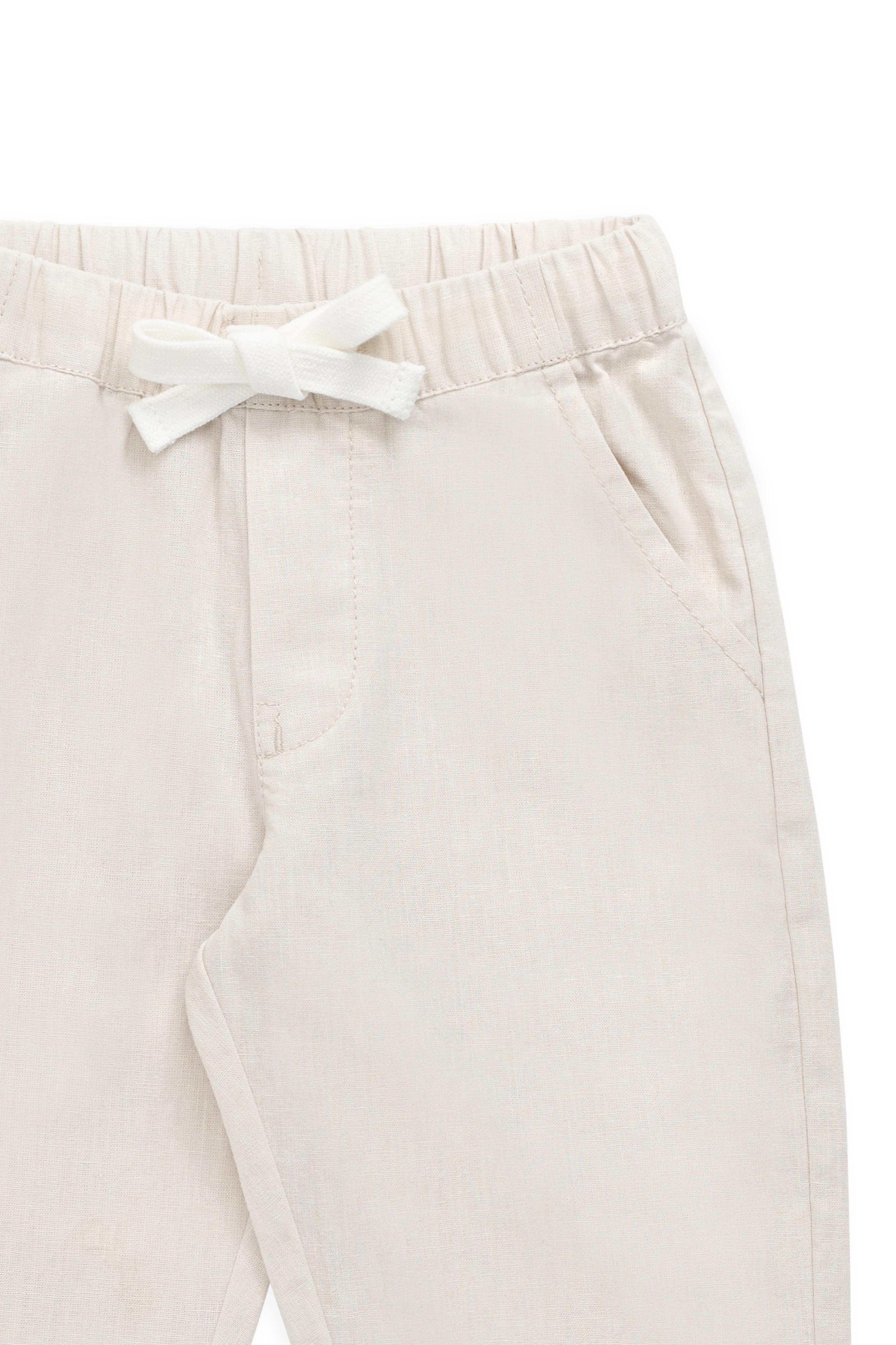 Ali Linen/Cotton Pant-Natural - Image 9
