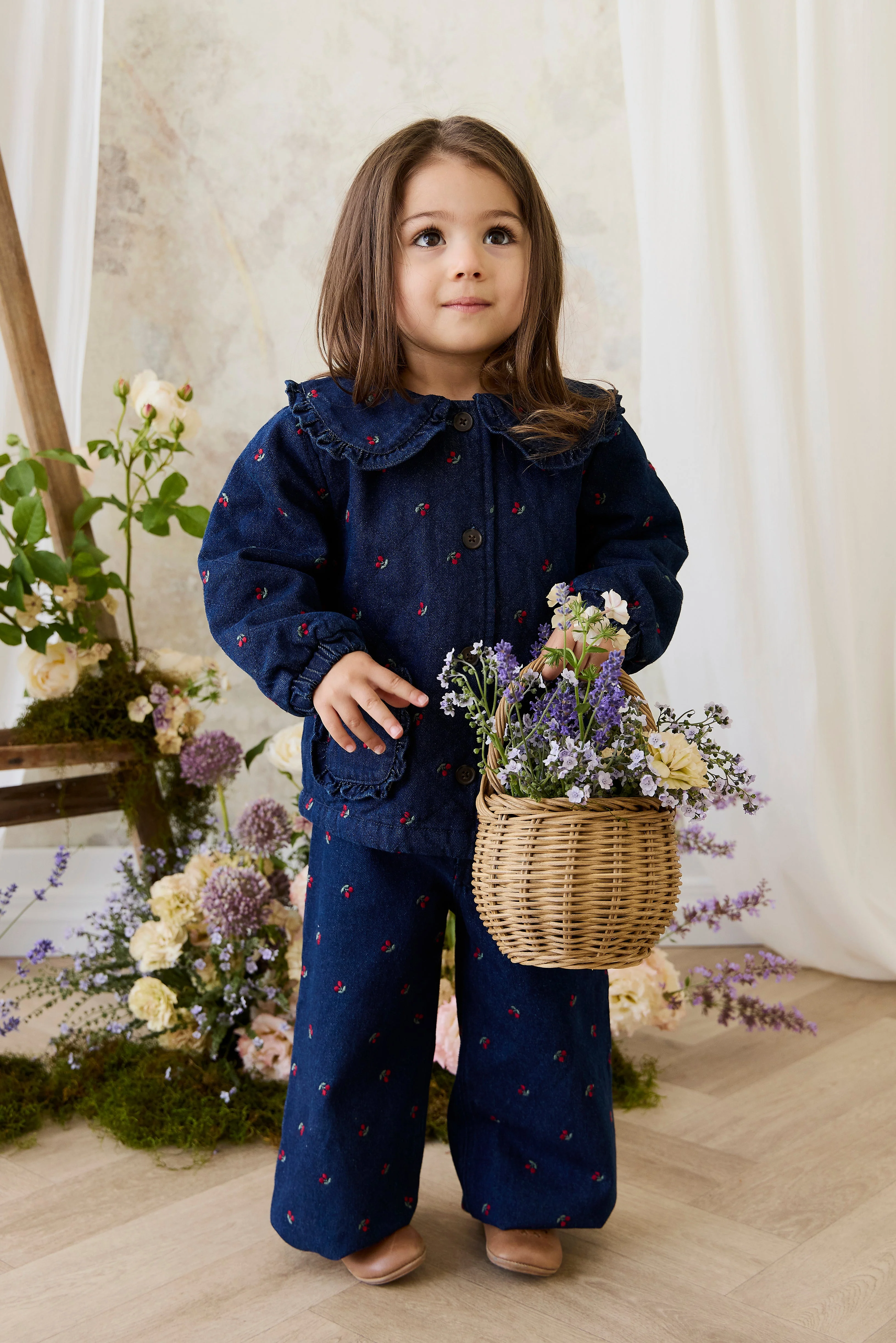 Amandine Jacket - Cerise Denim - Image 6