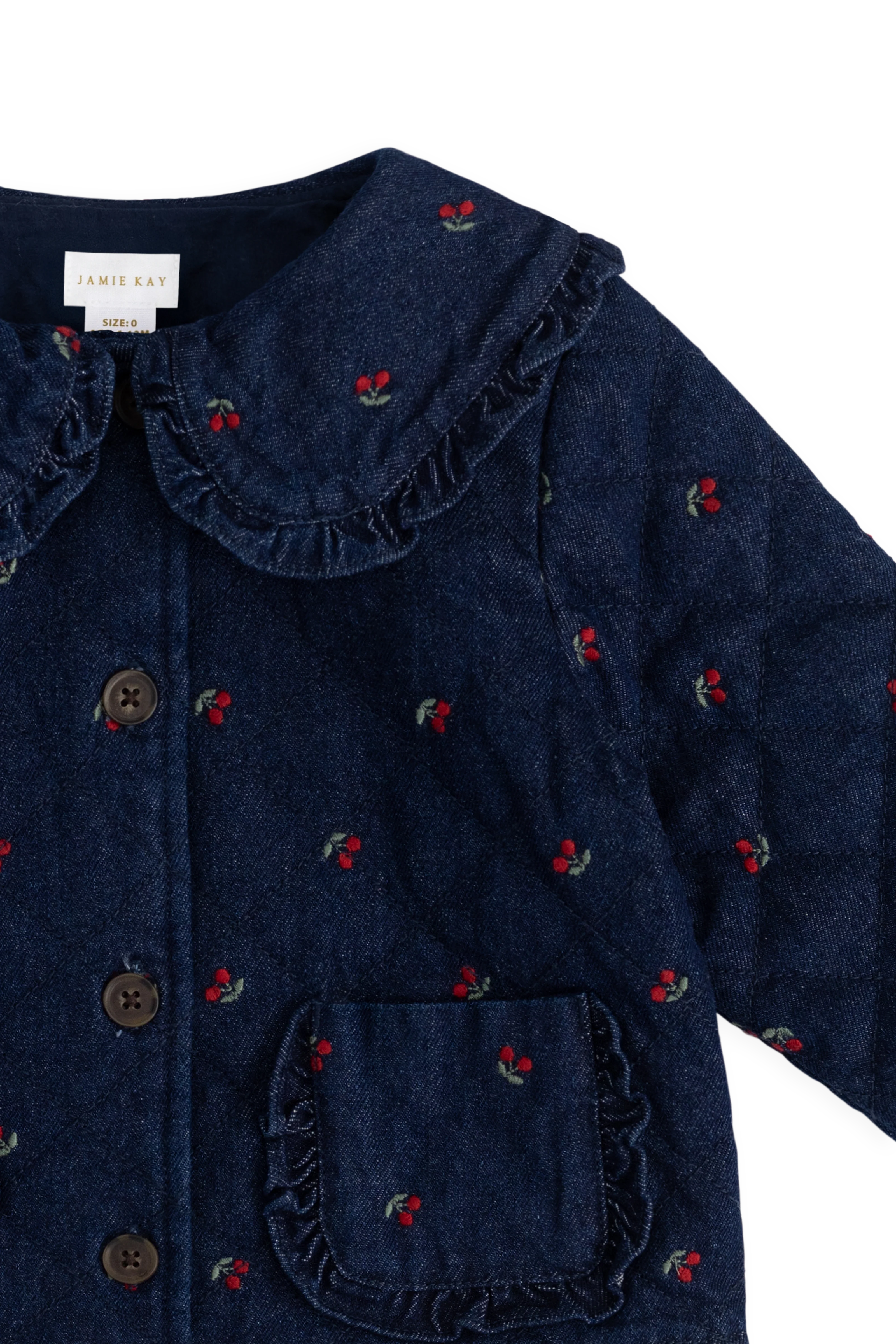 Amandine Jacket - Cerise Denim - Image 9