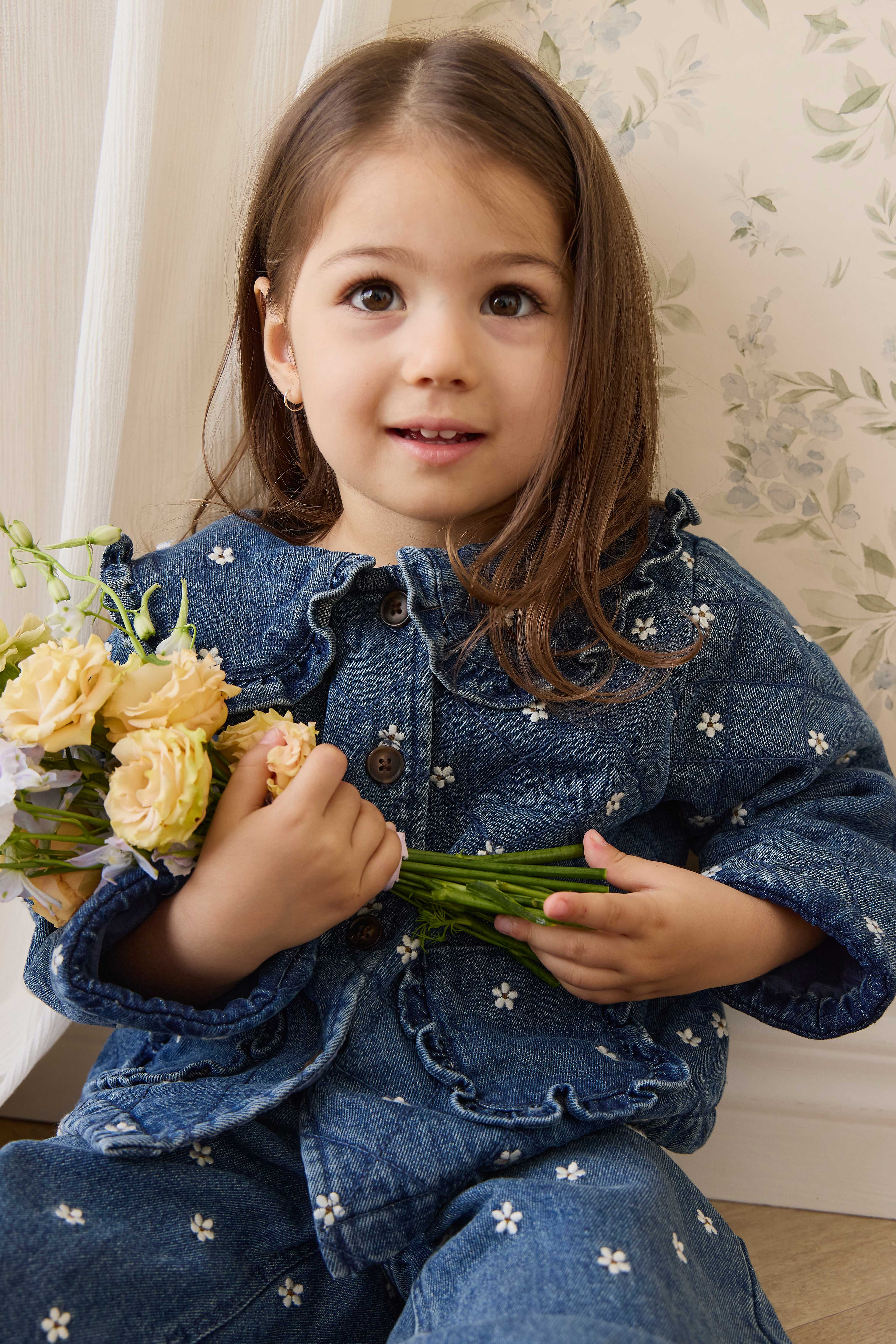 Amandine Jacket-Josie Floral Denim - Image 10
