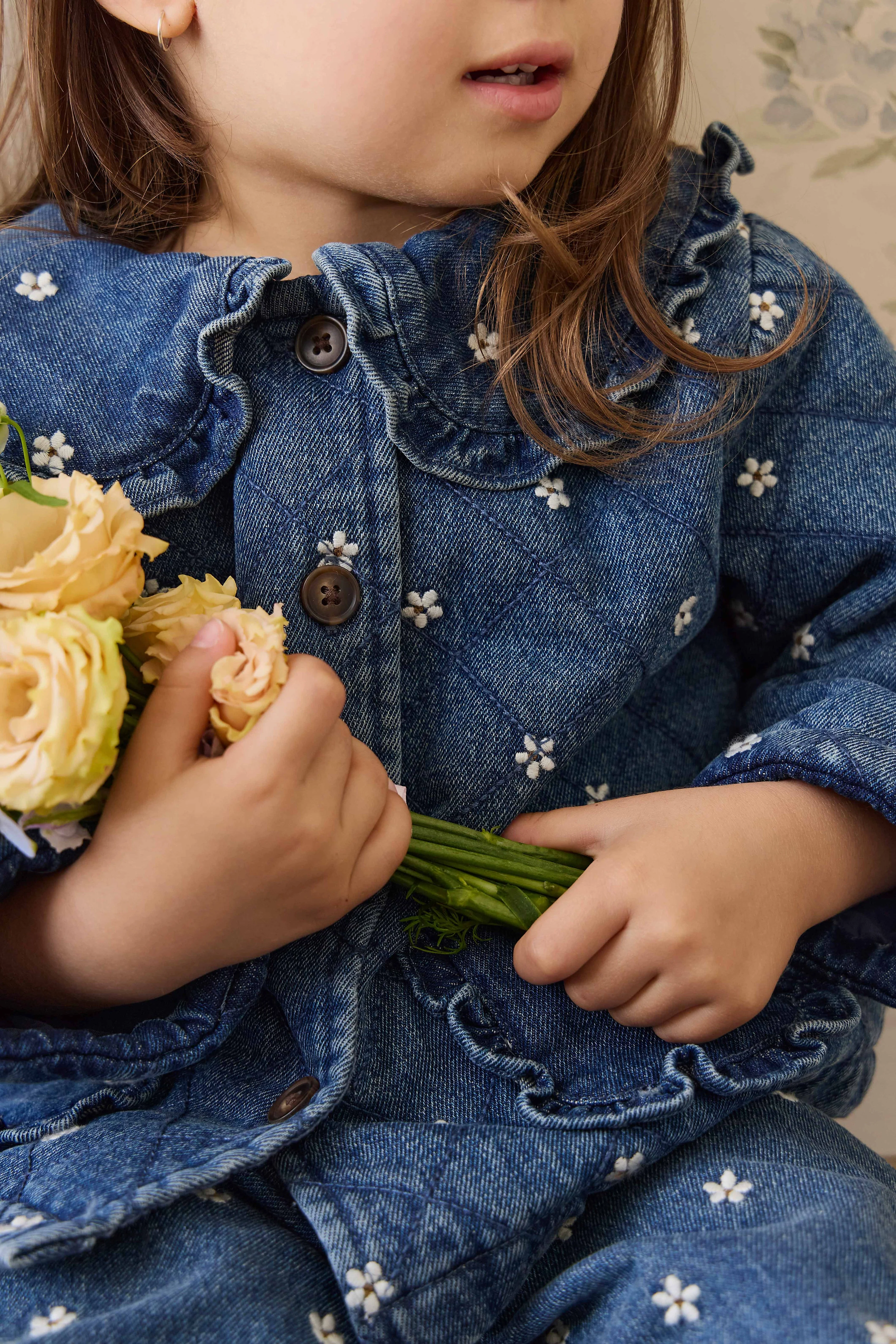 Amandine Jacket-Josie Floral Denim - Image 12