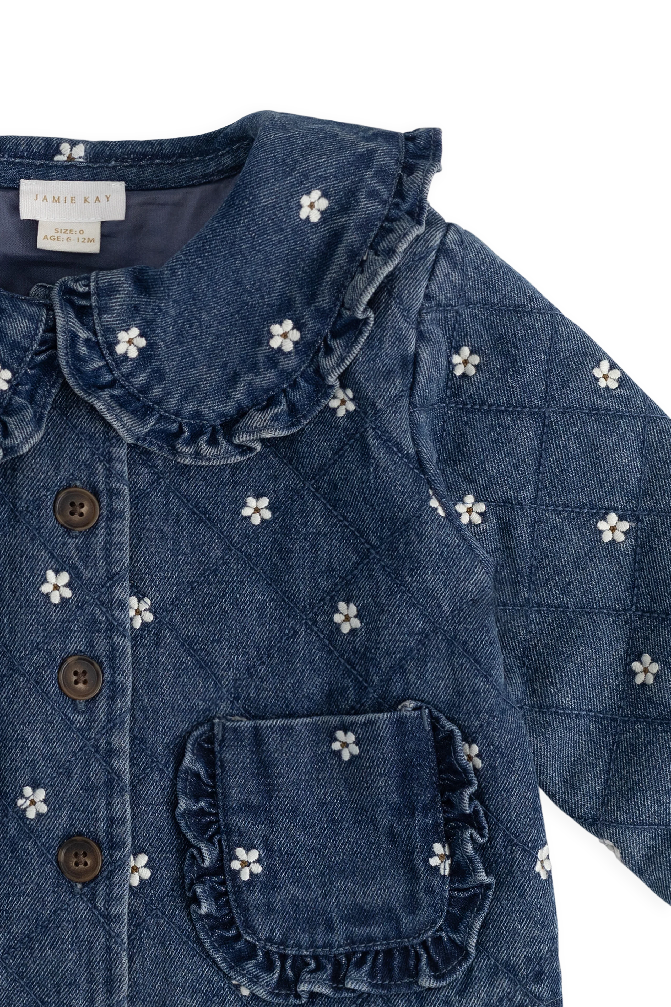 Amandine Jacket-Josie Floral Denim - Image 13