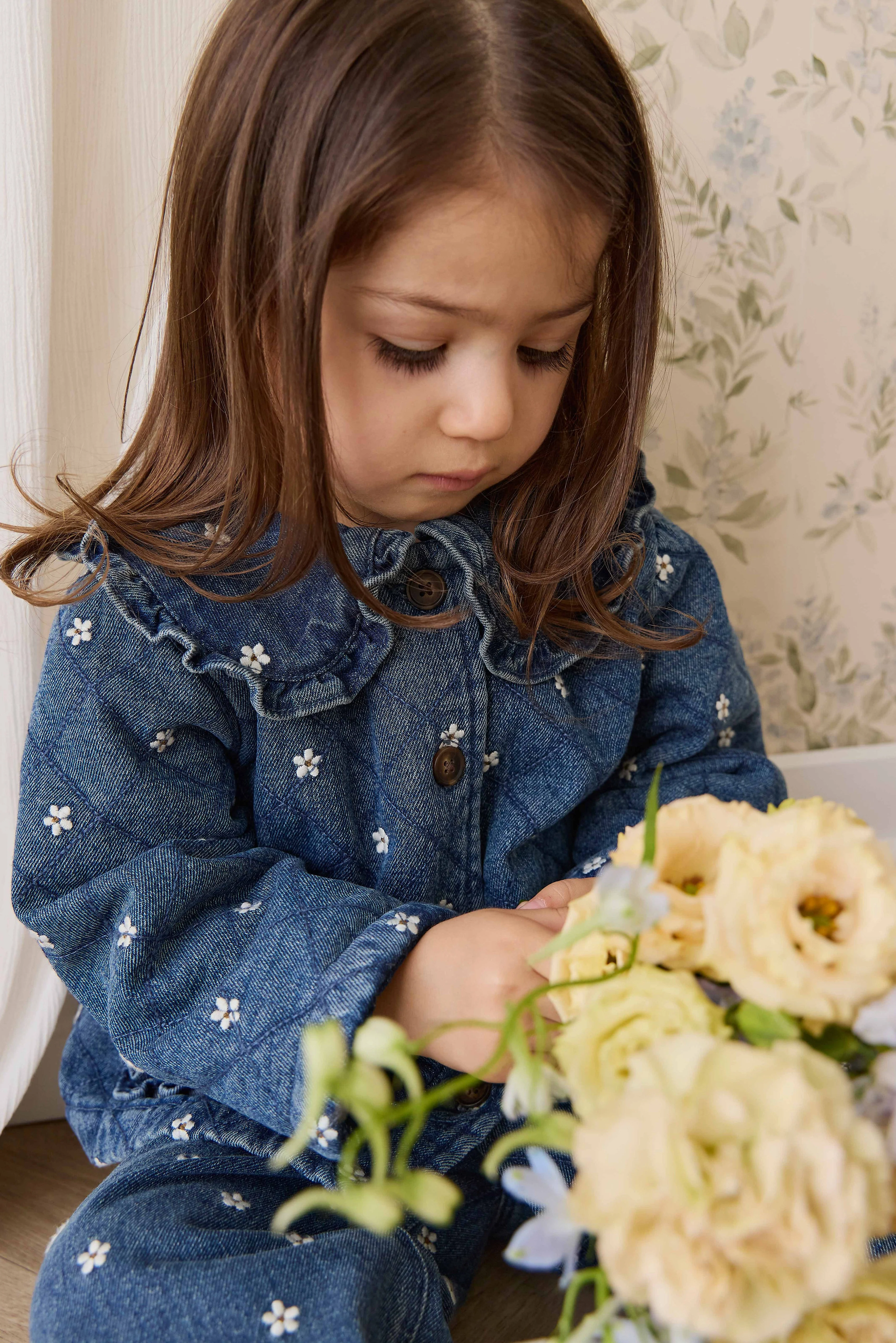 Amandine Jacket-Josie Floral Denim - Image 3