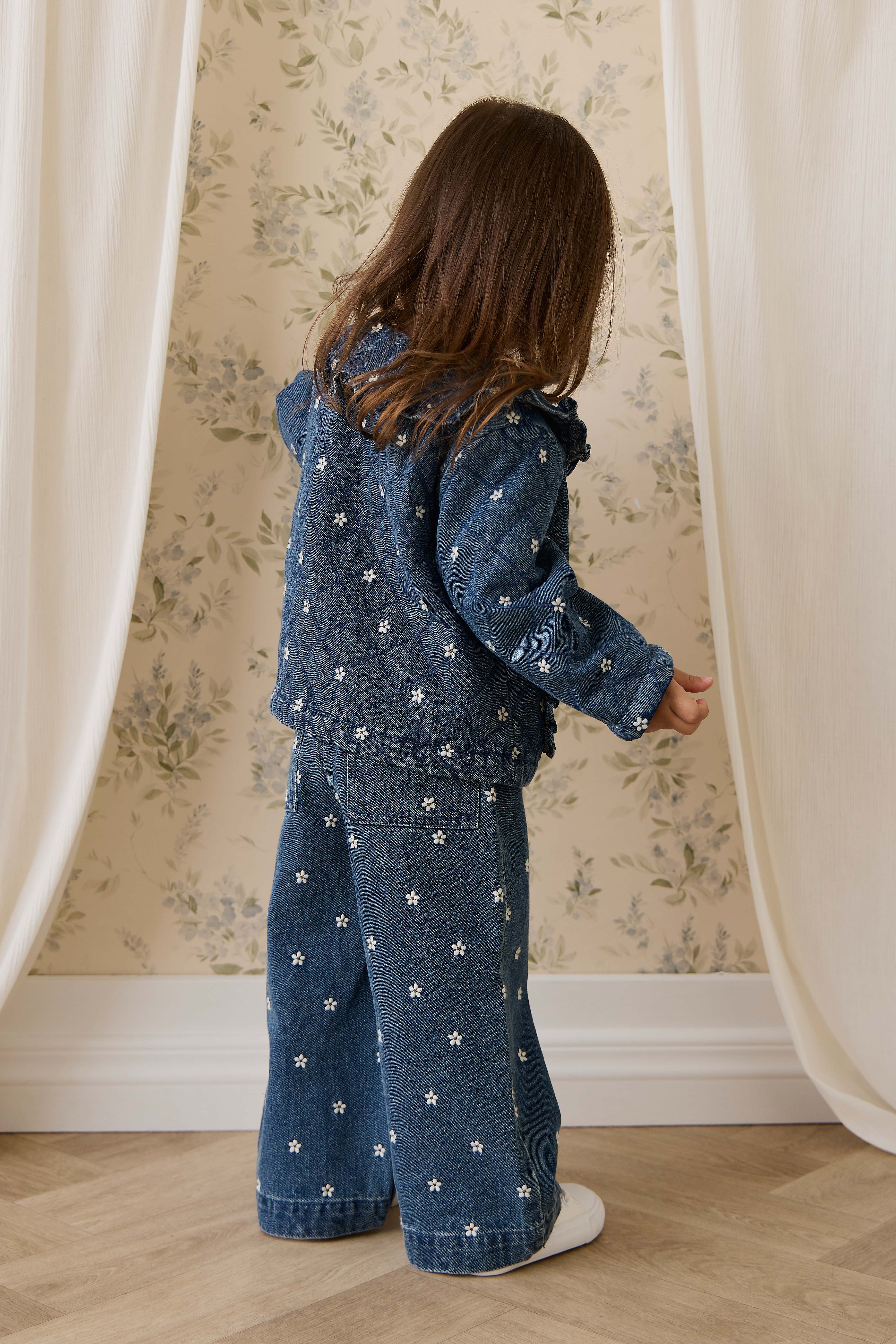 Amandine Jacket-Josie Floral Denim - Image 5