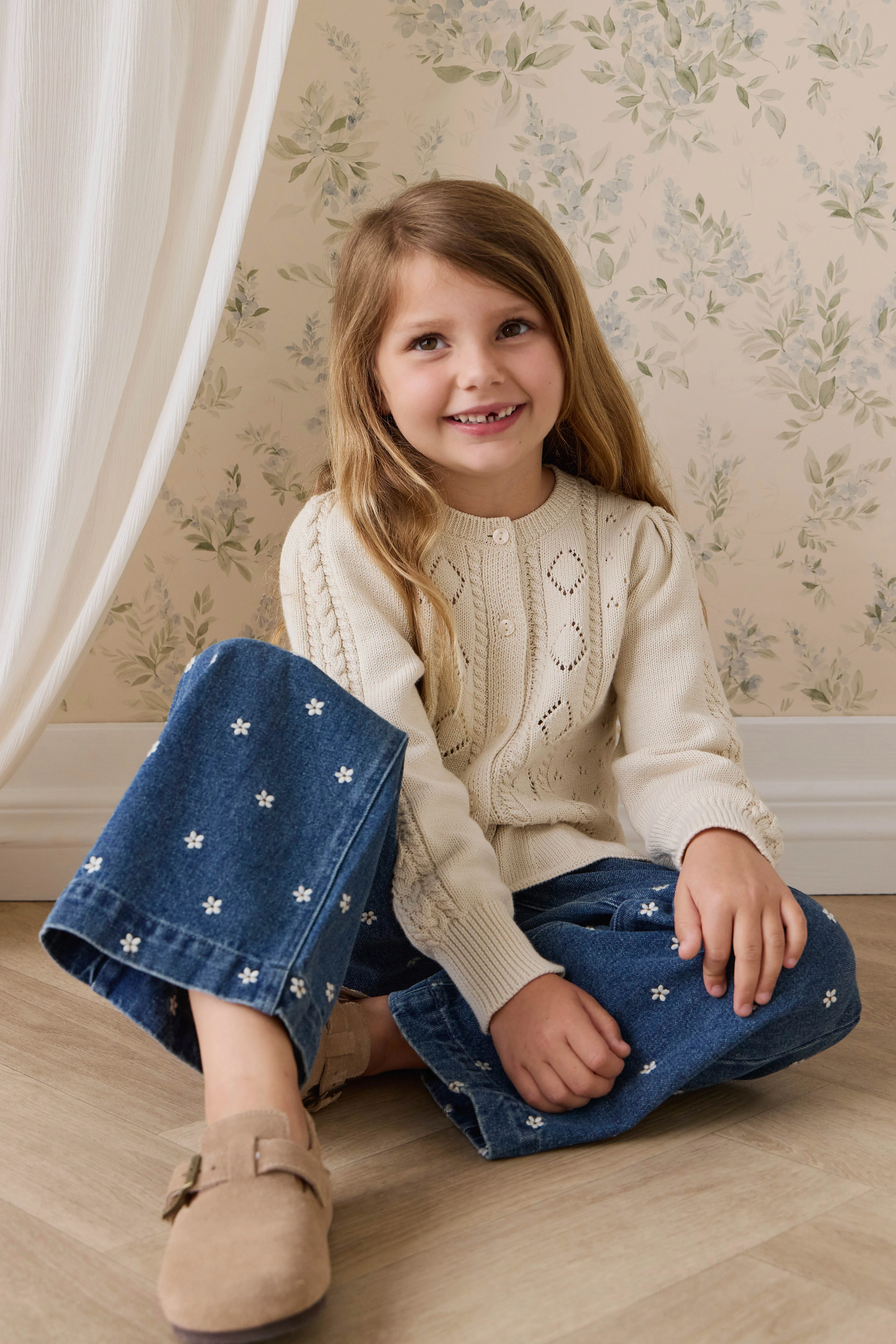 Amandine Pant-Josie Floral Denim - Image 6