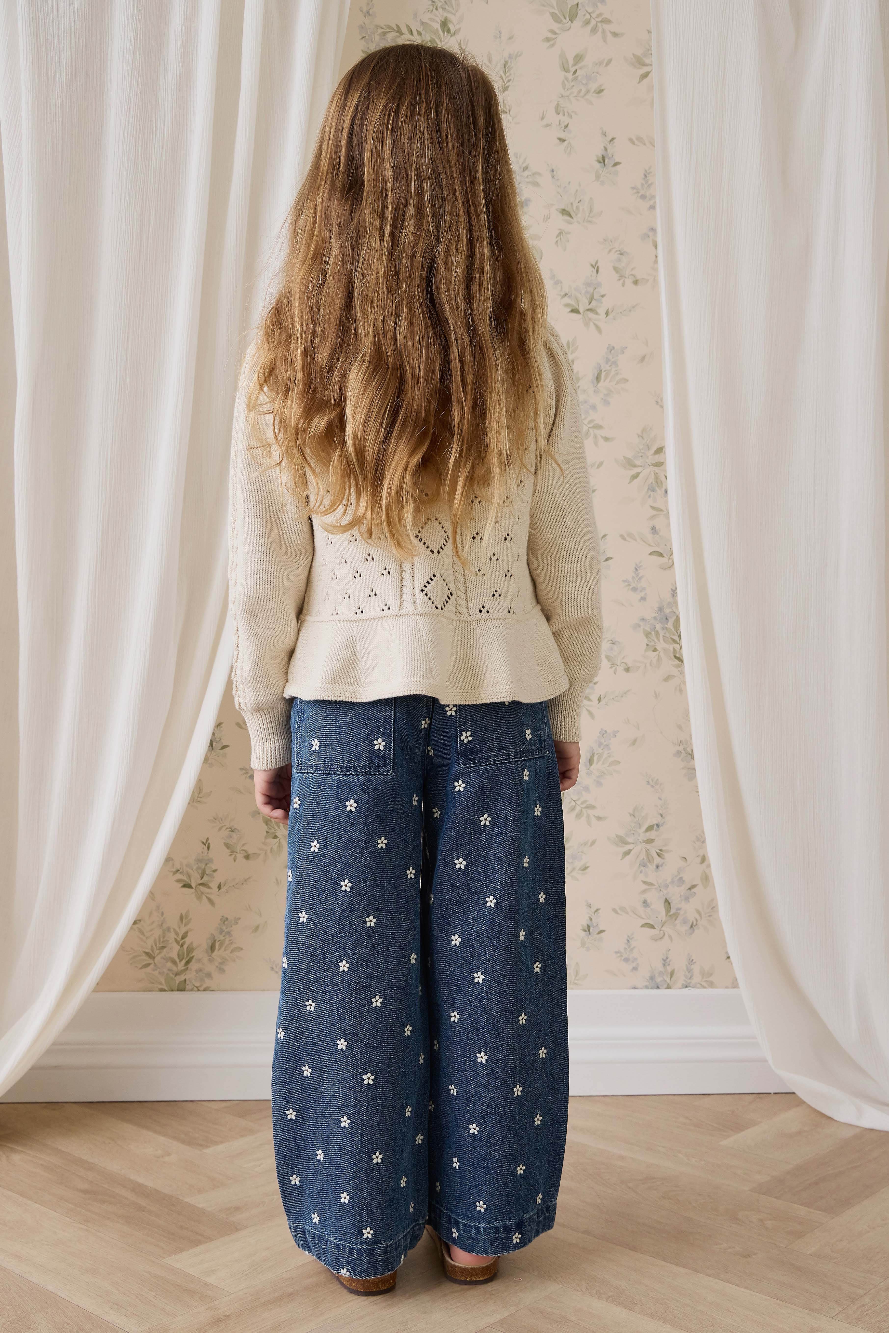 Amandine Pant-Josie Floral Denim - Image 7
