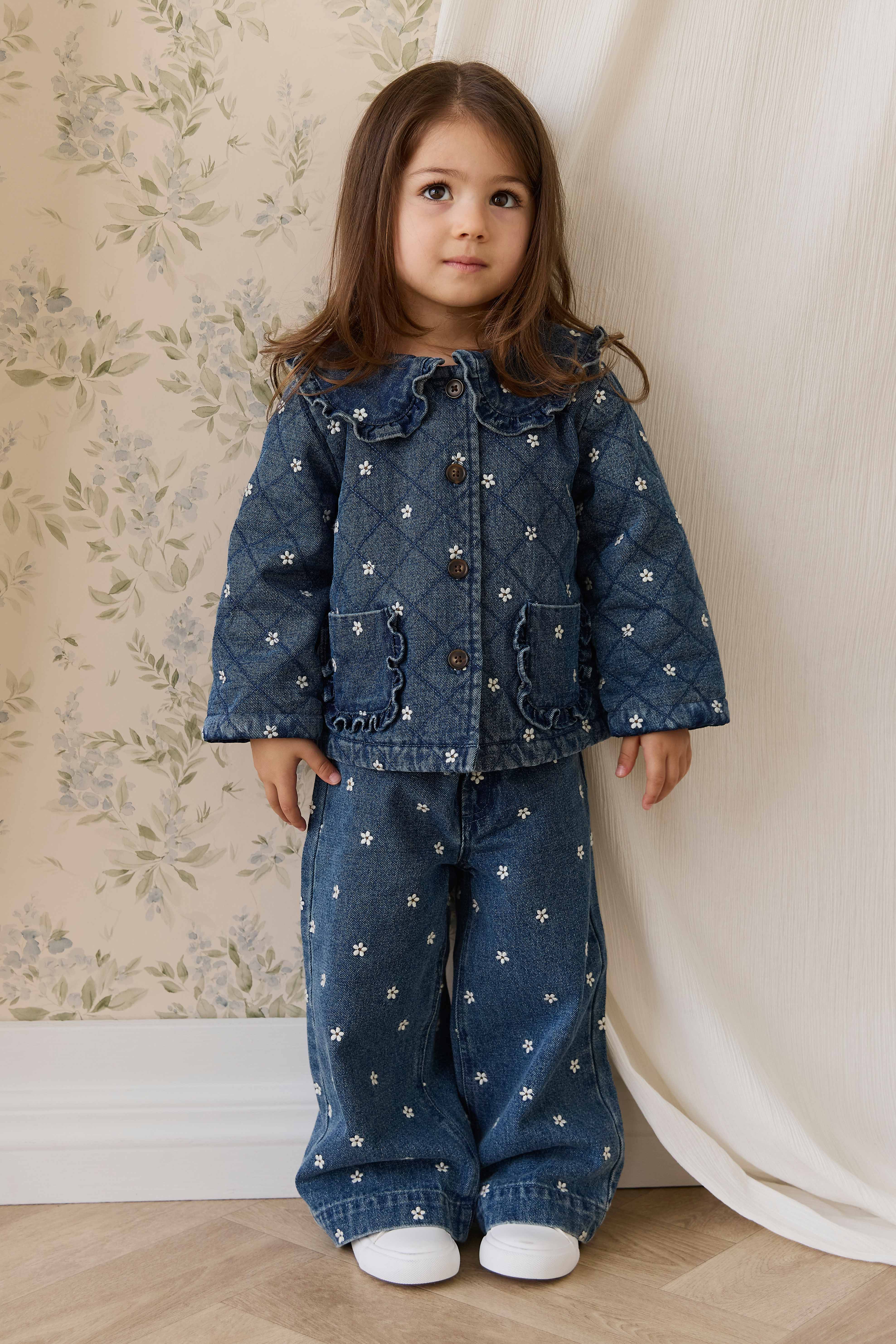 Amandine Pant-Josie Floral Denim - Image 8