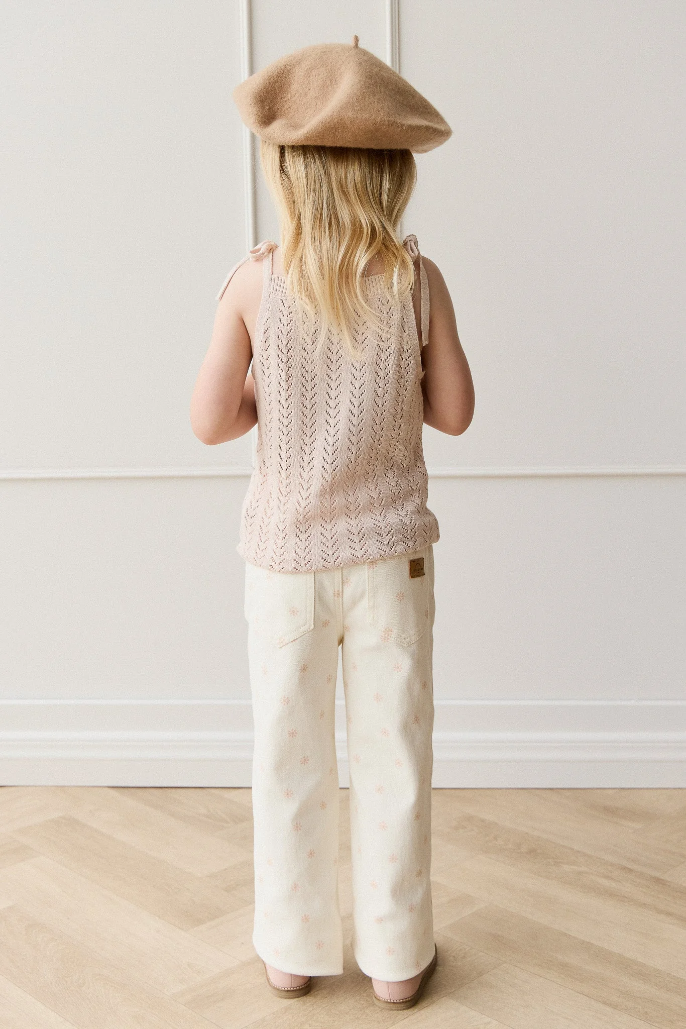 Aria Knitted Singlet - Dainty Pink - Image 4