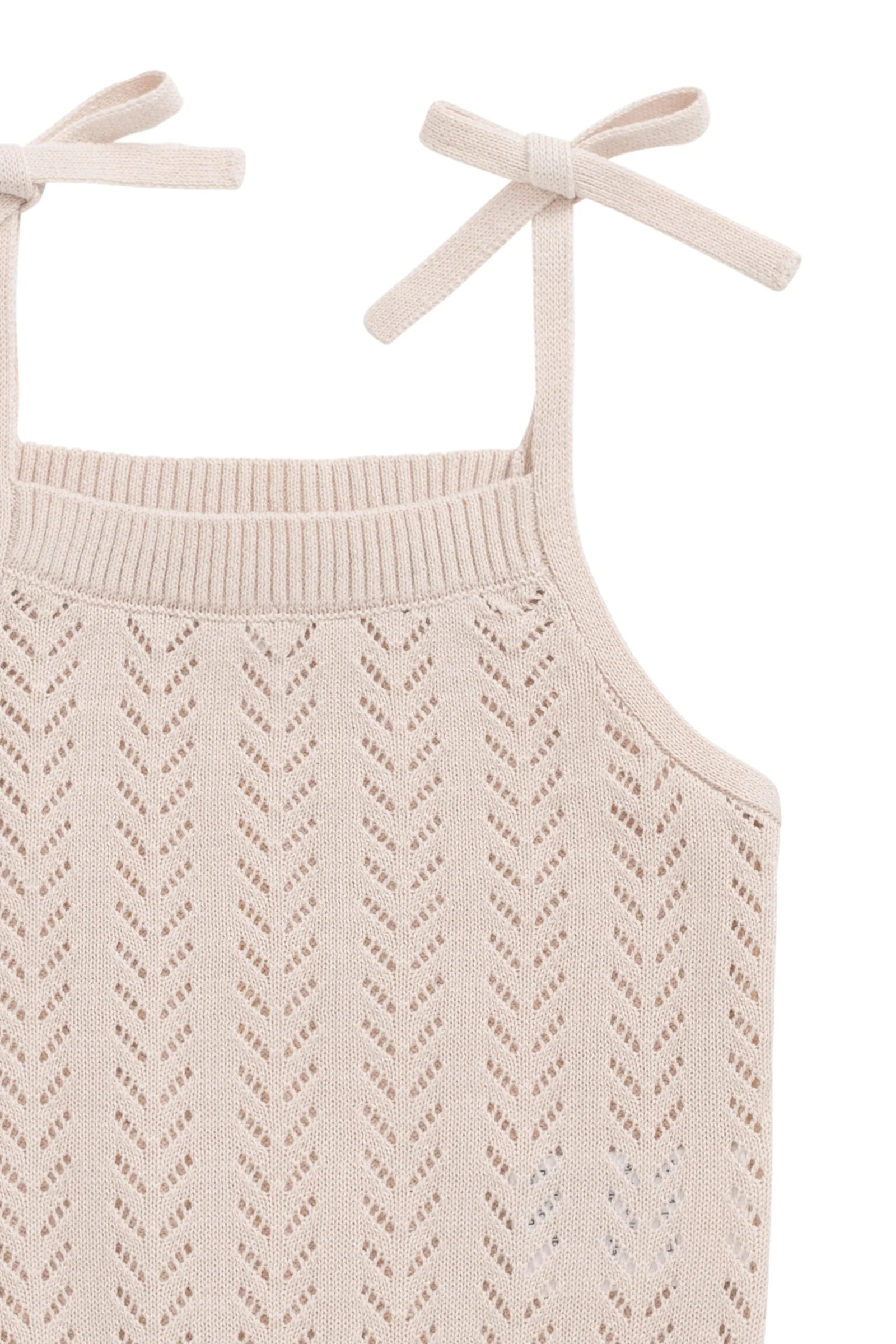Aria Knitted Singlet - Dainty Pink - Image 8