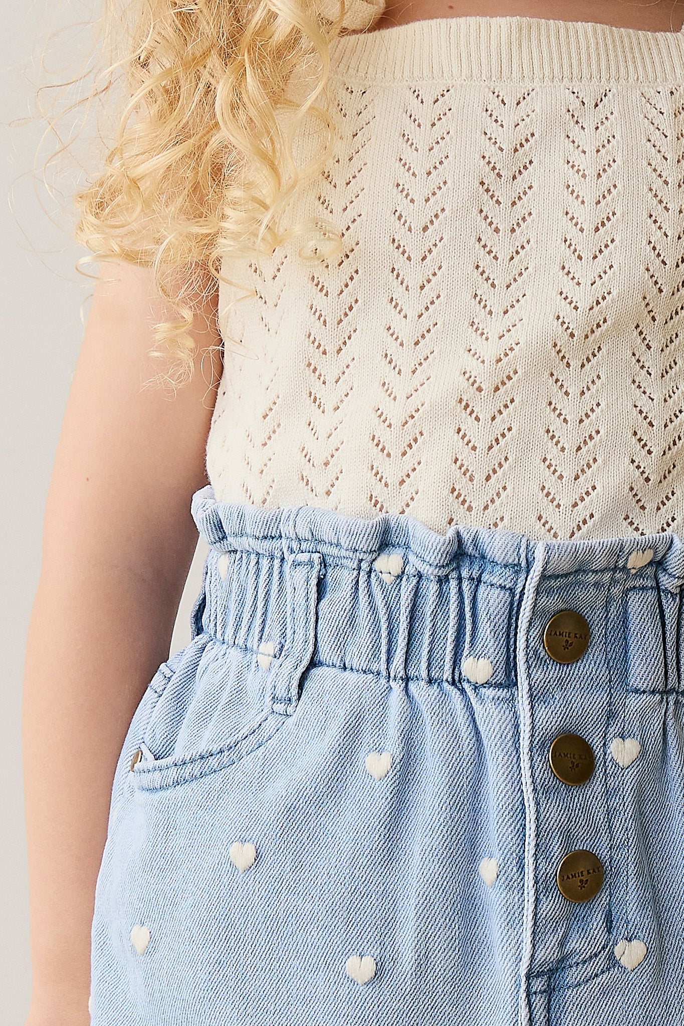 Aria Knitted Singlet - Parchment - Image 5