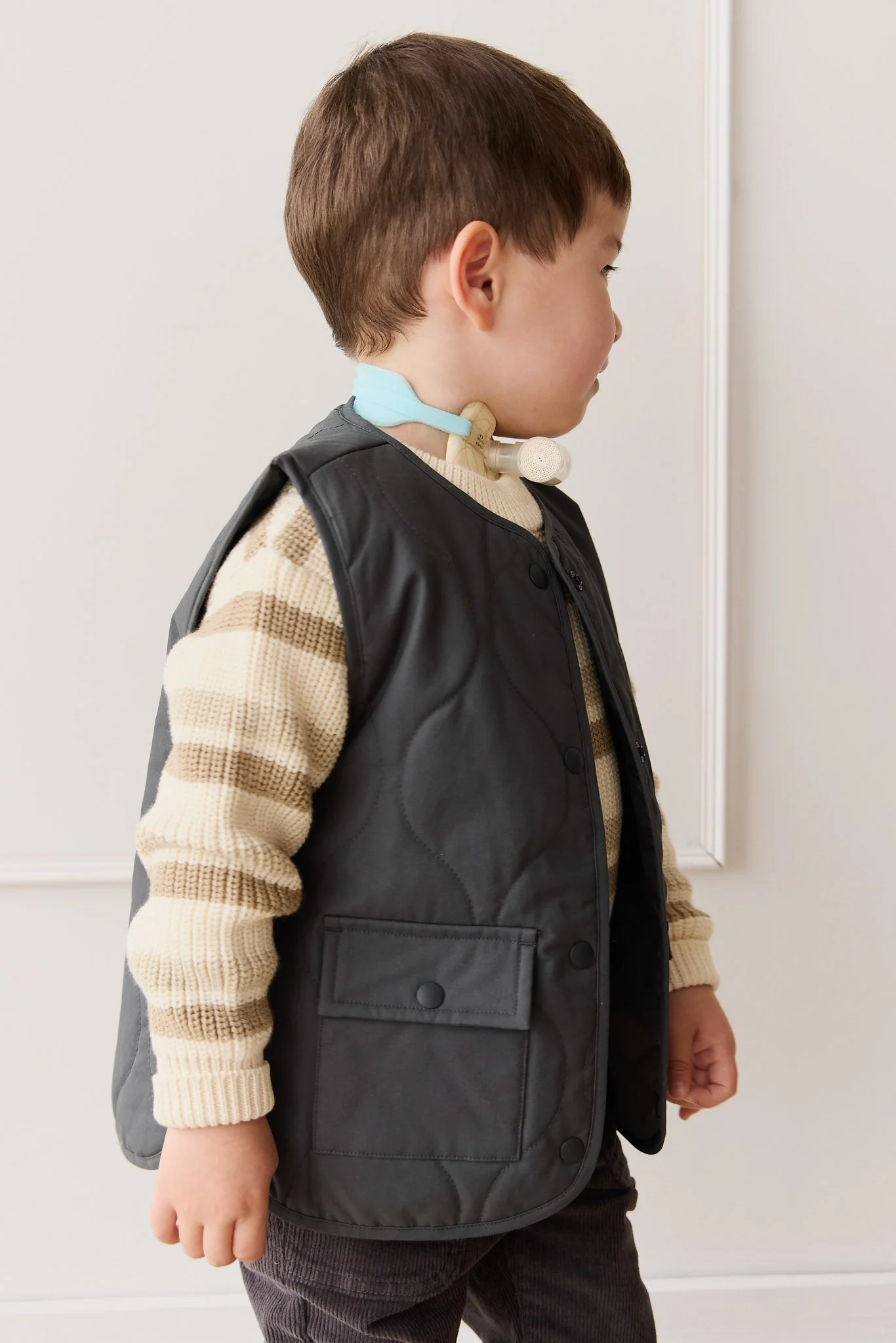 Arie Puffer Vest - Arctic - Image 2