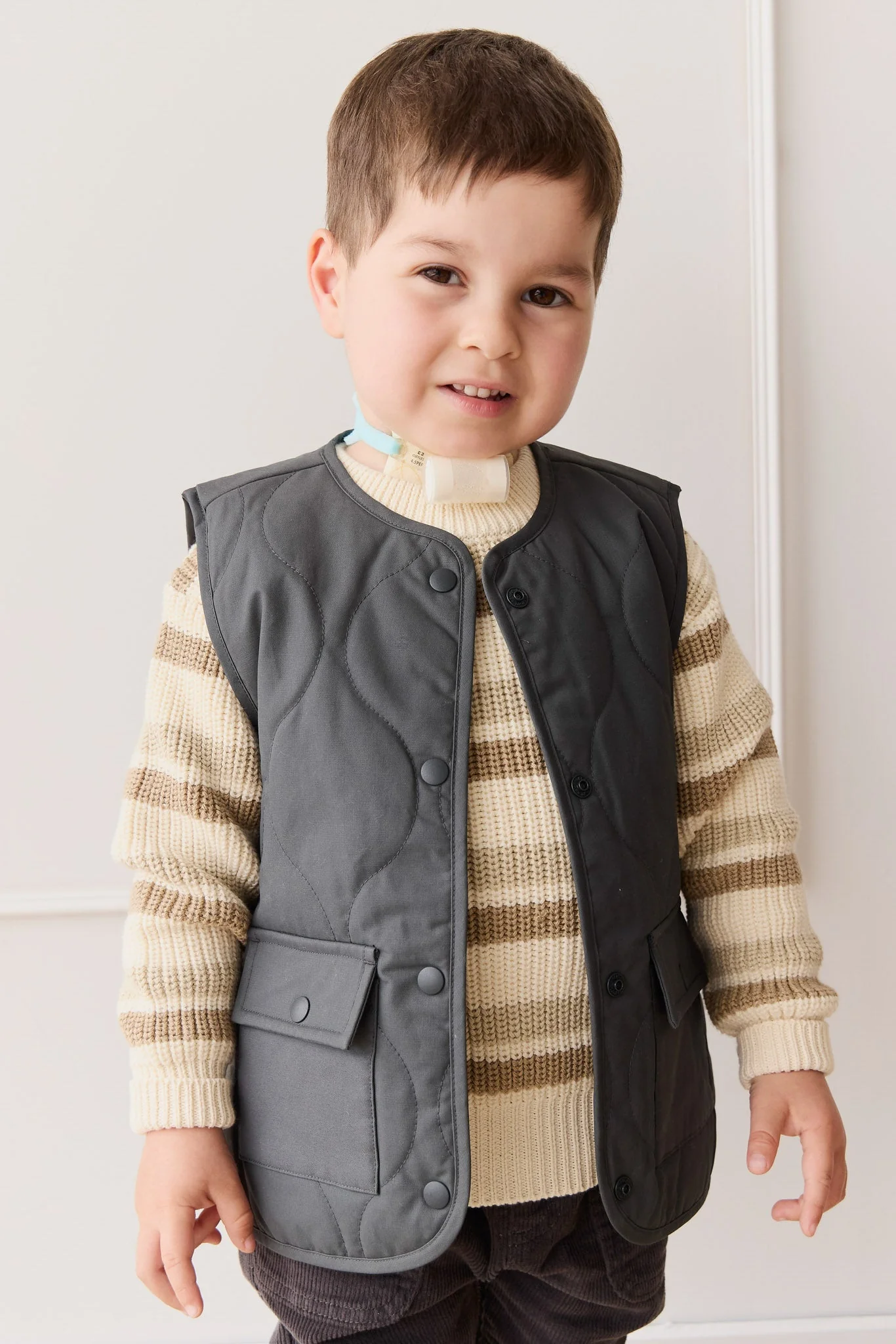 Arie Puffer Vest - Arctic - Image 3