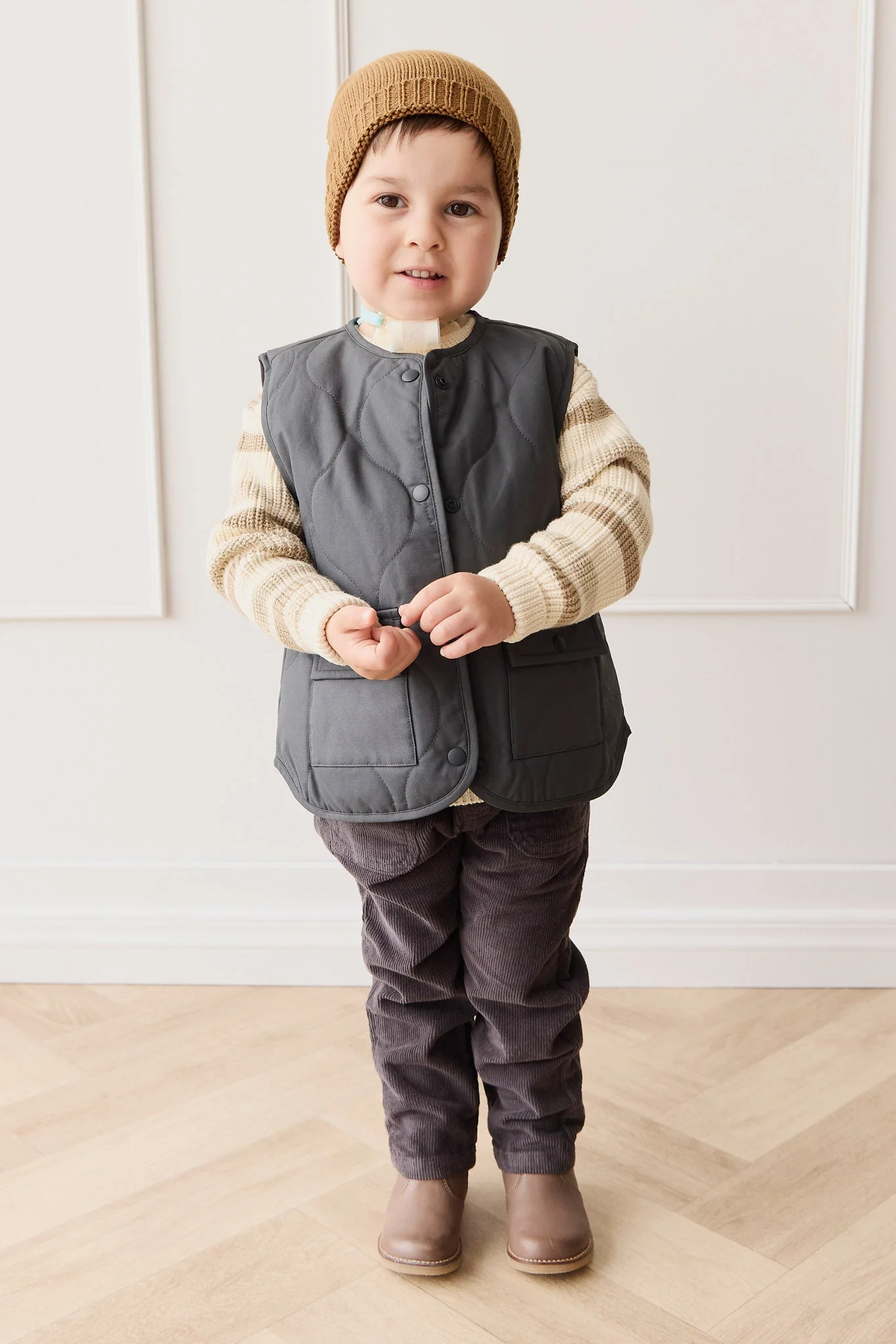 Arie Puffer Vest - Arctic - Image 4