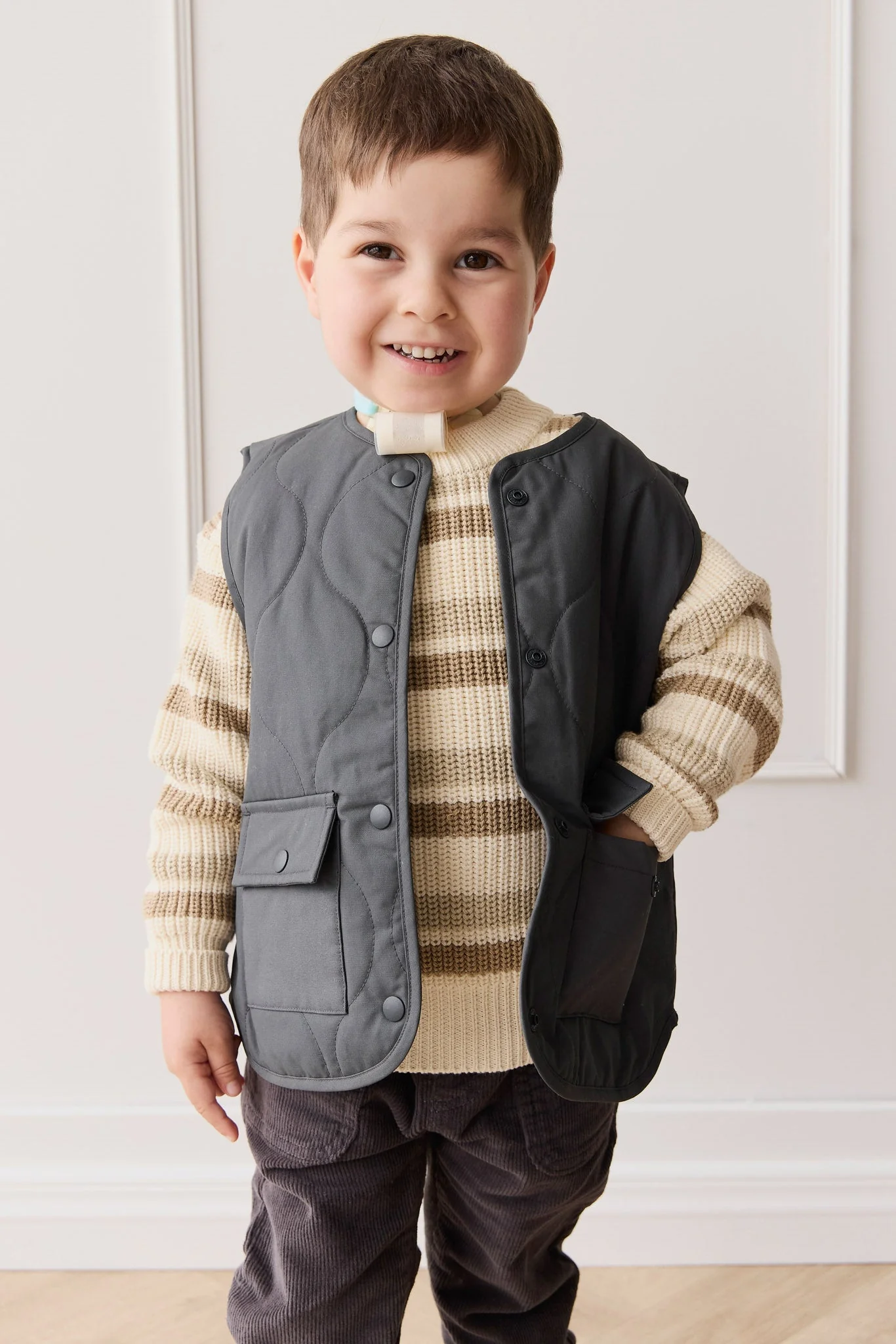 Arie Puffer Vest - Arctic - Image 6