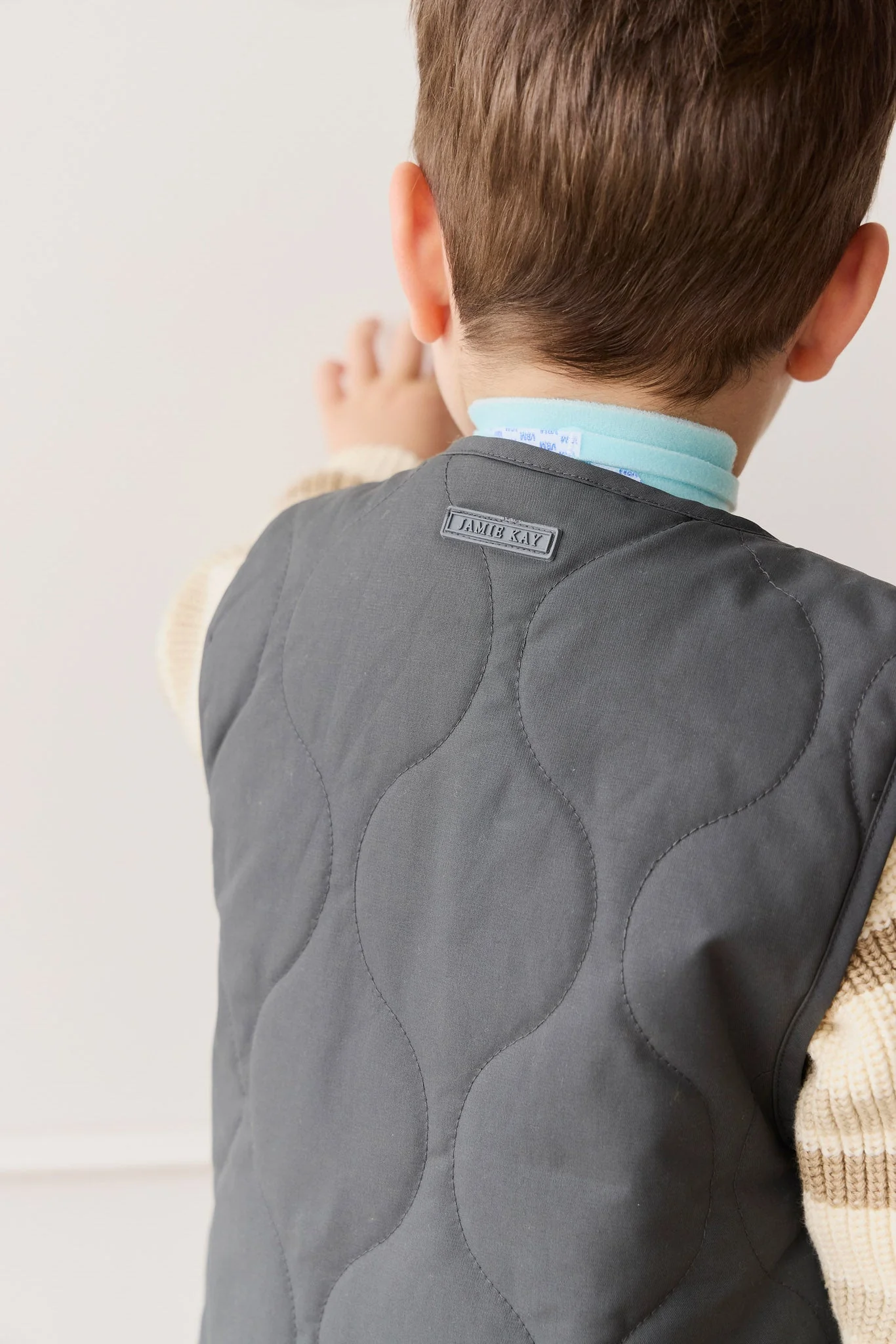 Arie Puffer Vest - Arctic - Image 7