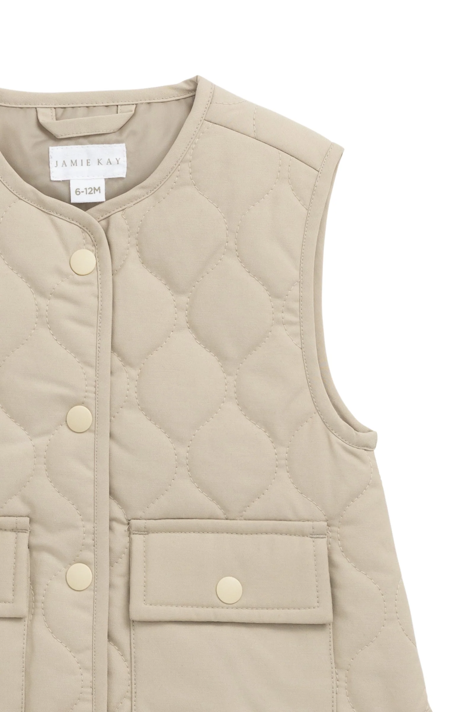Arie Puffer Vest - Rye - Image 10