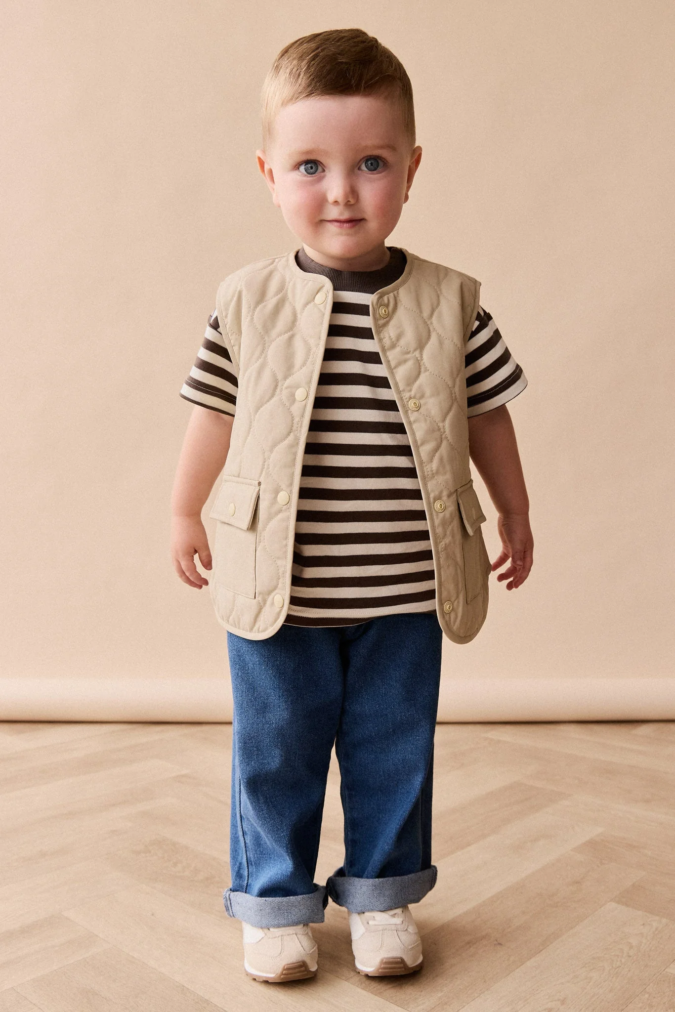 Arie Puffer Vest - Rye - Image 2