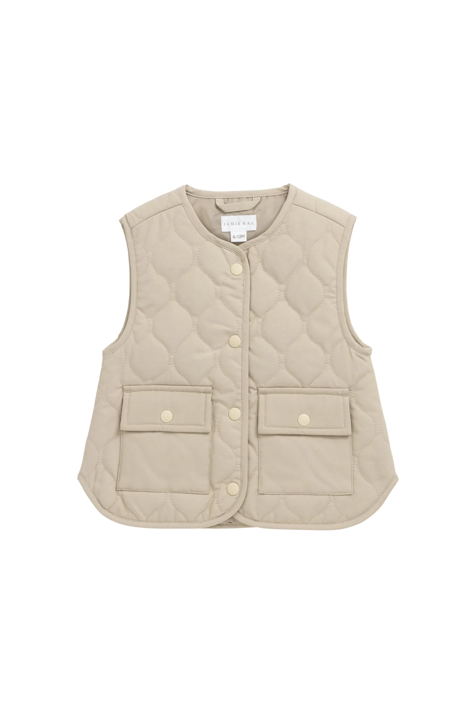 Arie Puffer Vest - Rye - Image 3