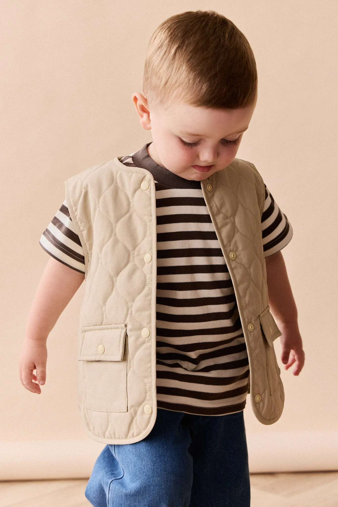 Arie Puffer Vest - Rye - Image 4