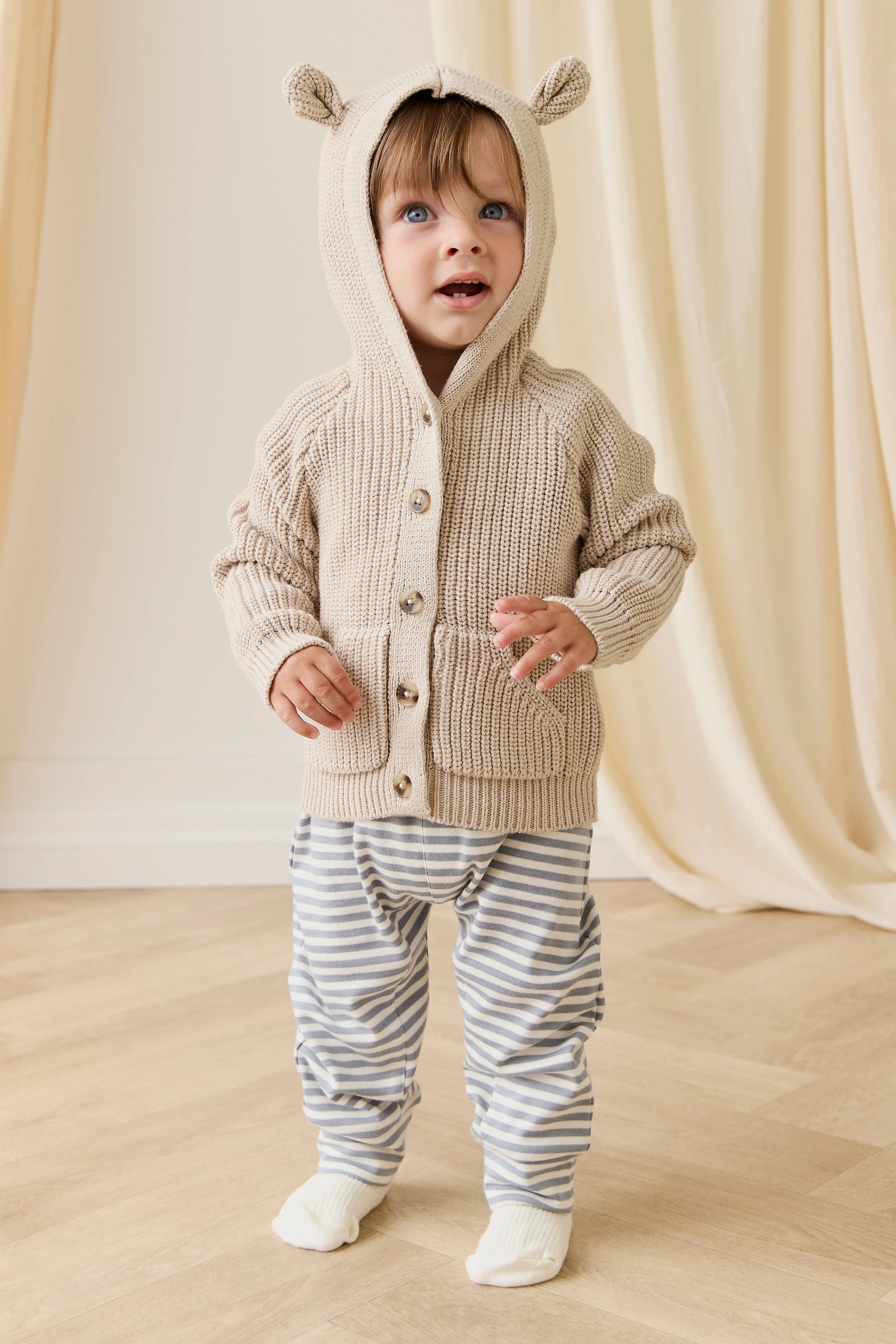 Bear Cardigan-Oat - Image 4