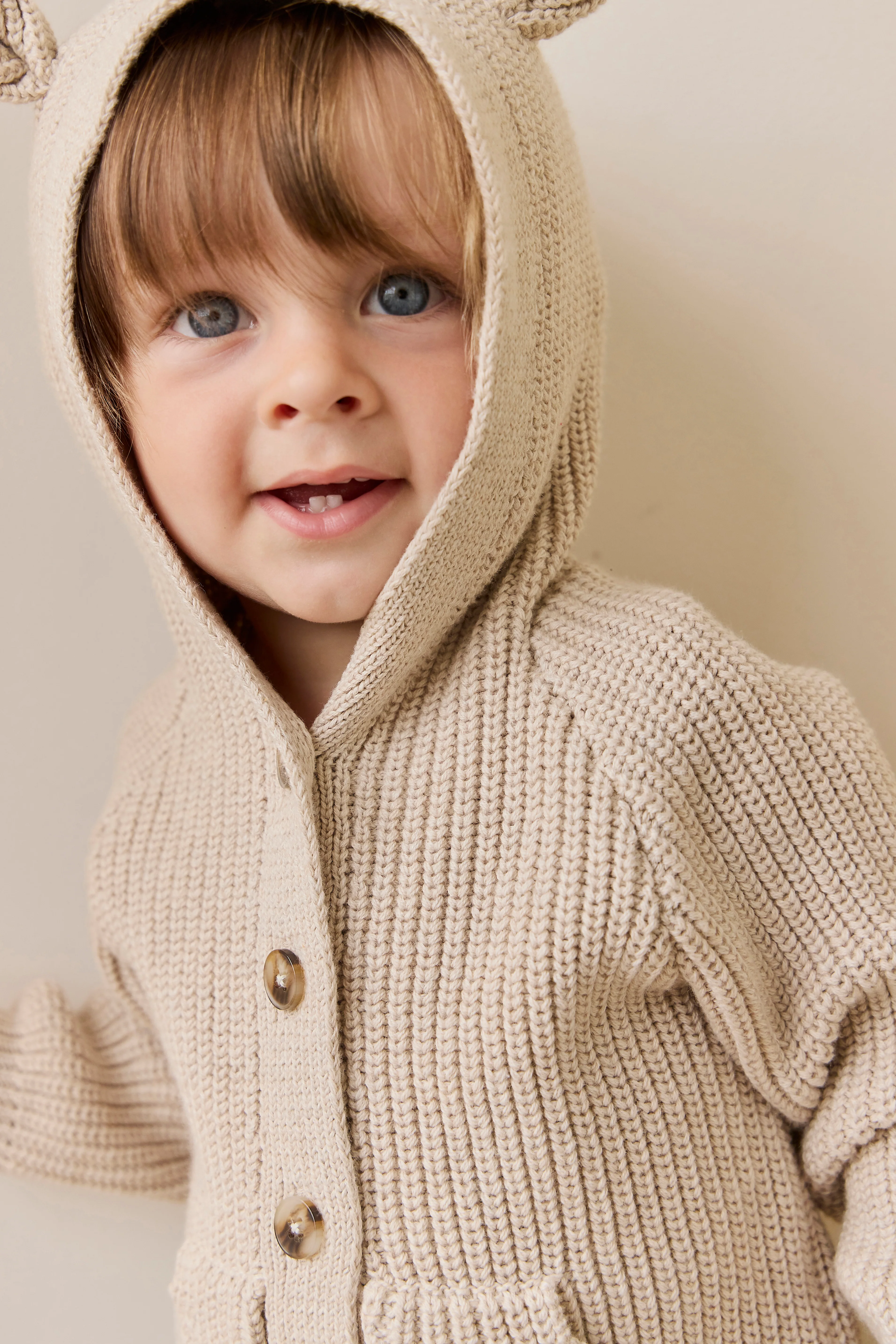 Bear Cardigan-Oat - Image 5