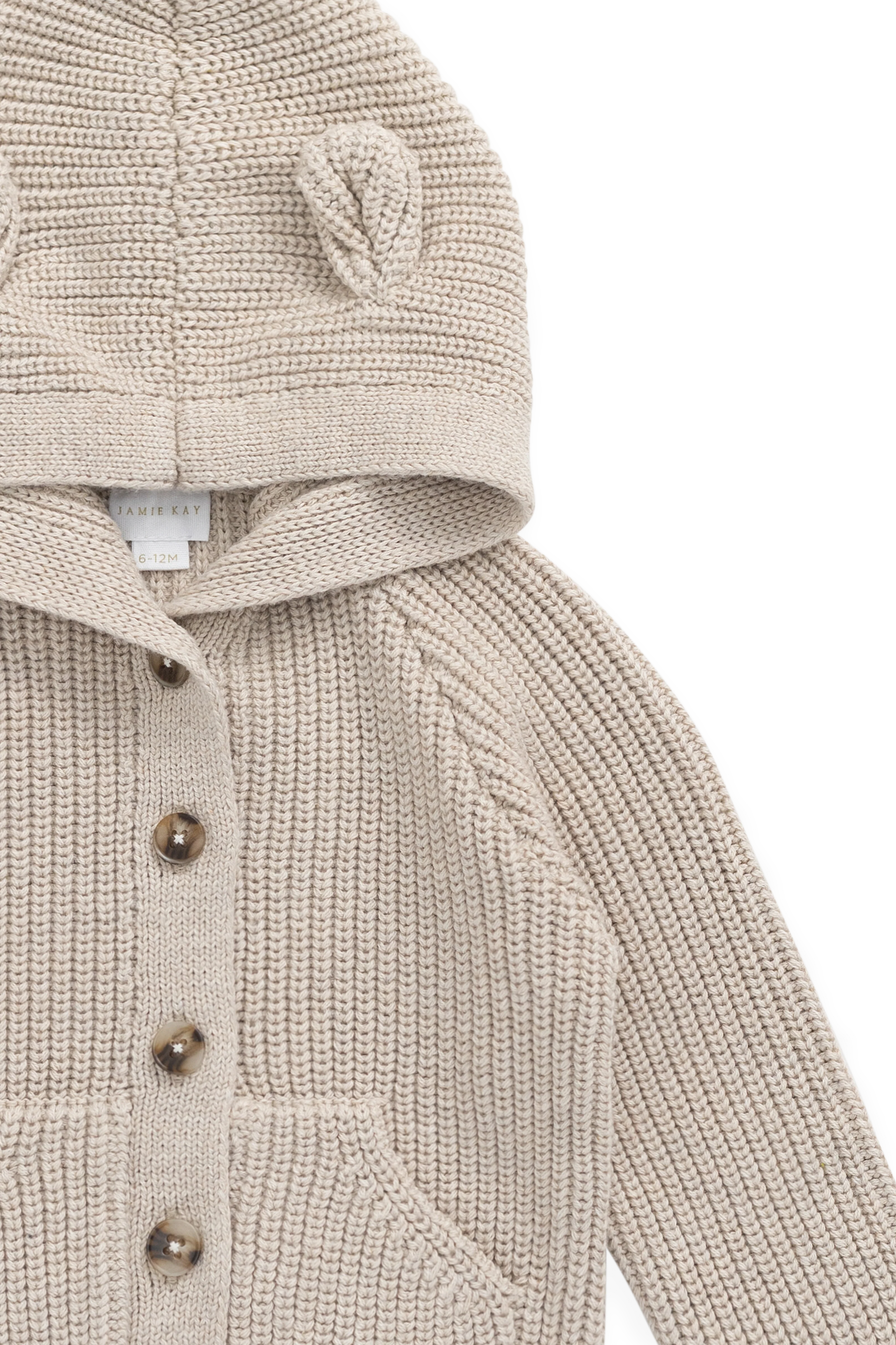 Bear Cardigan-Oat - Image 6