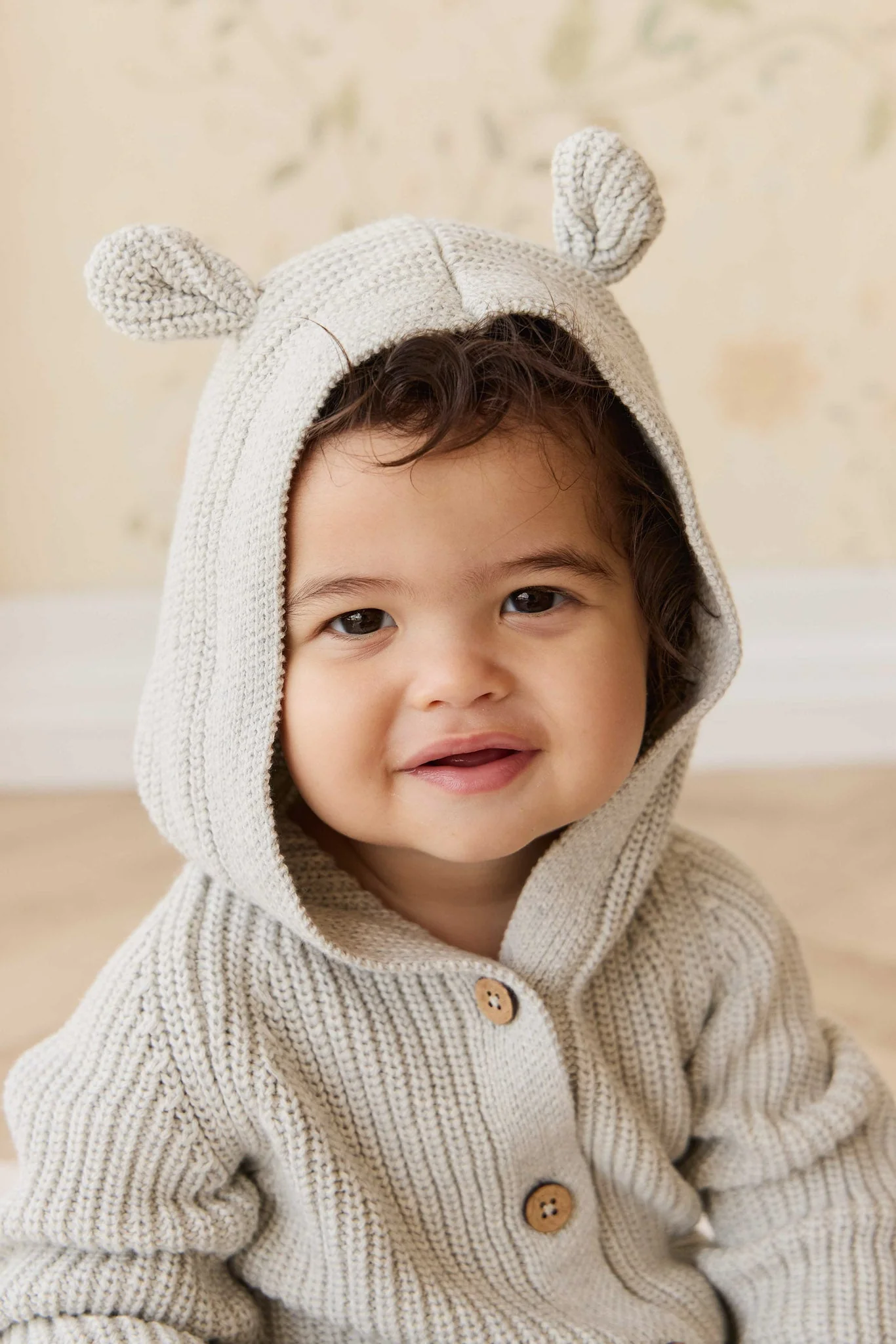 Bear Knit Onepiece - Light Grey Marle - Image 7