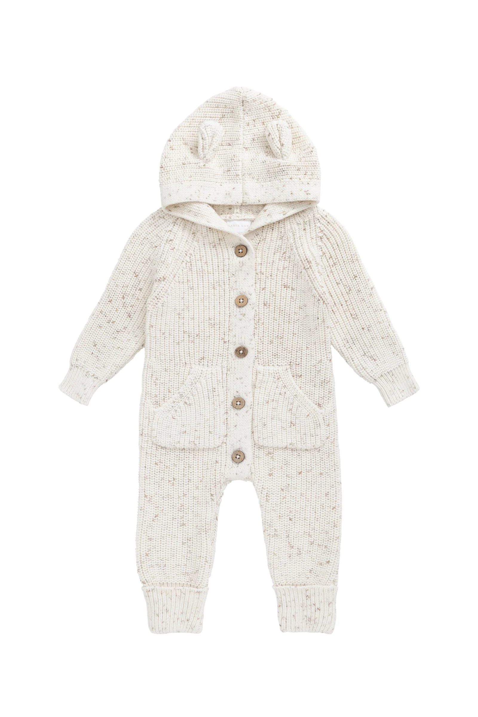 Bear Knit Onepiece - Pistachio Fleck - Image 2