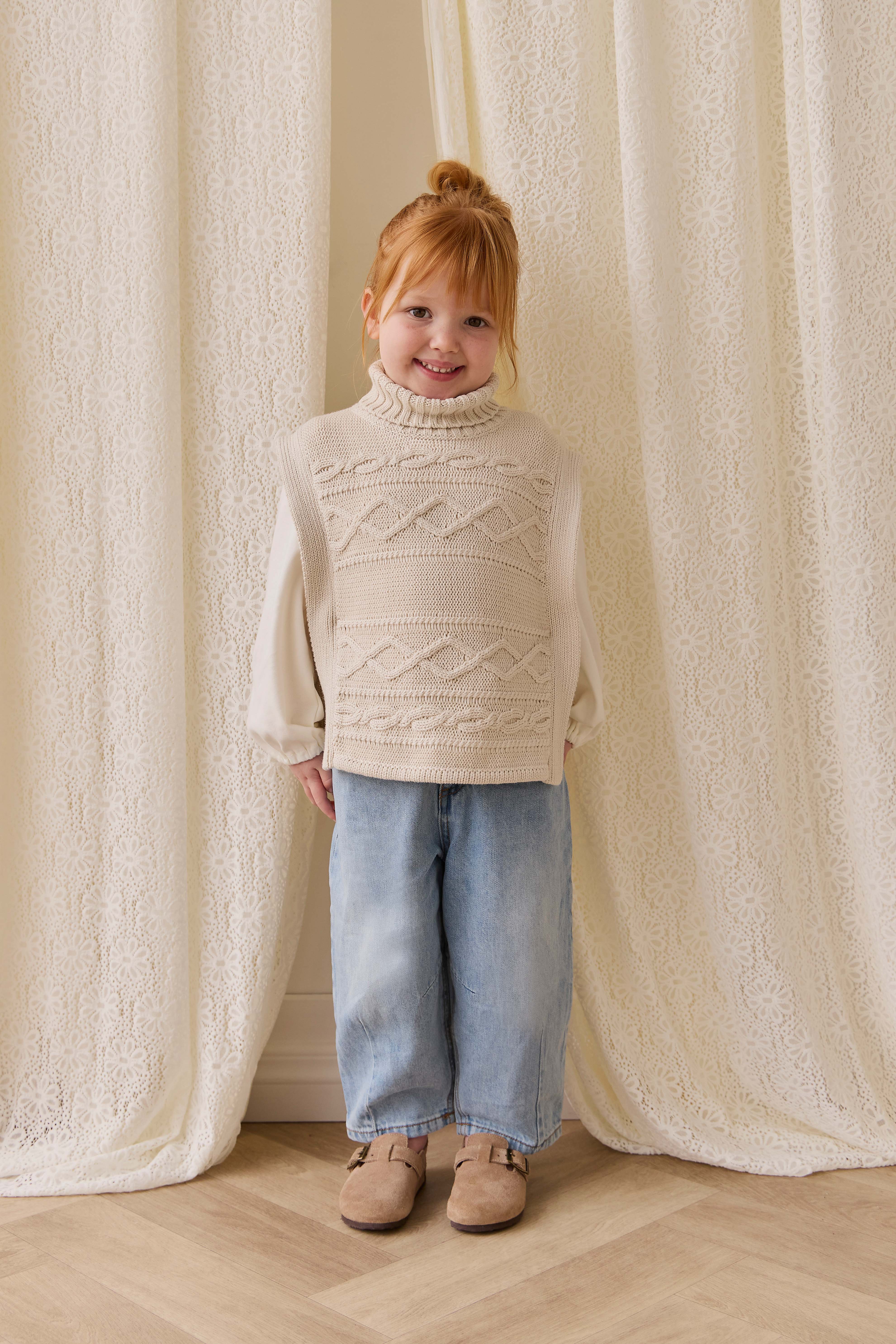 Bianca Poncho - Vanilla - Image 3