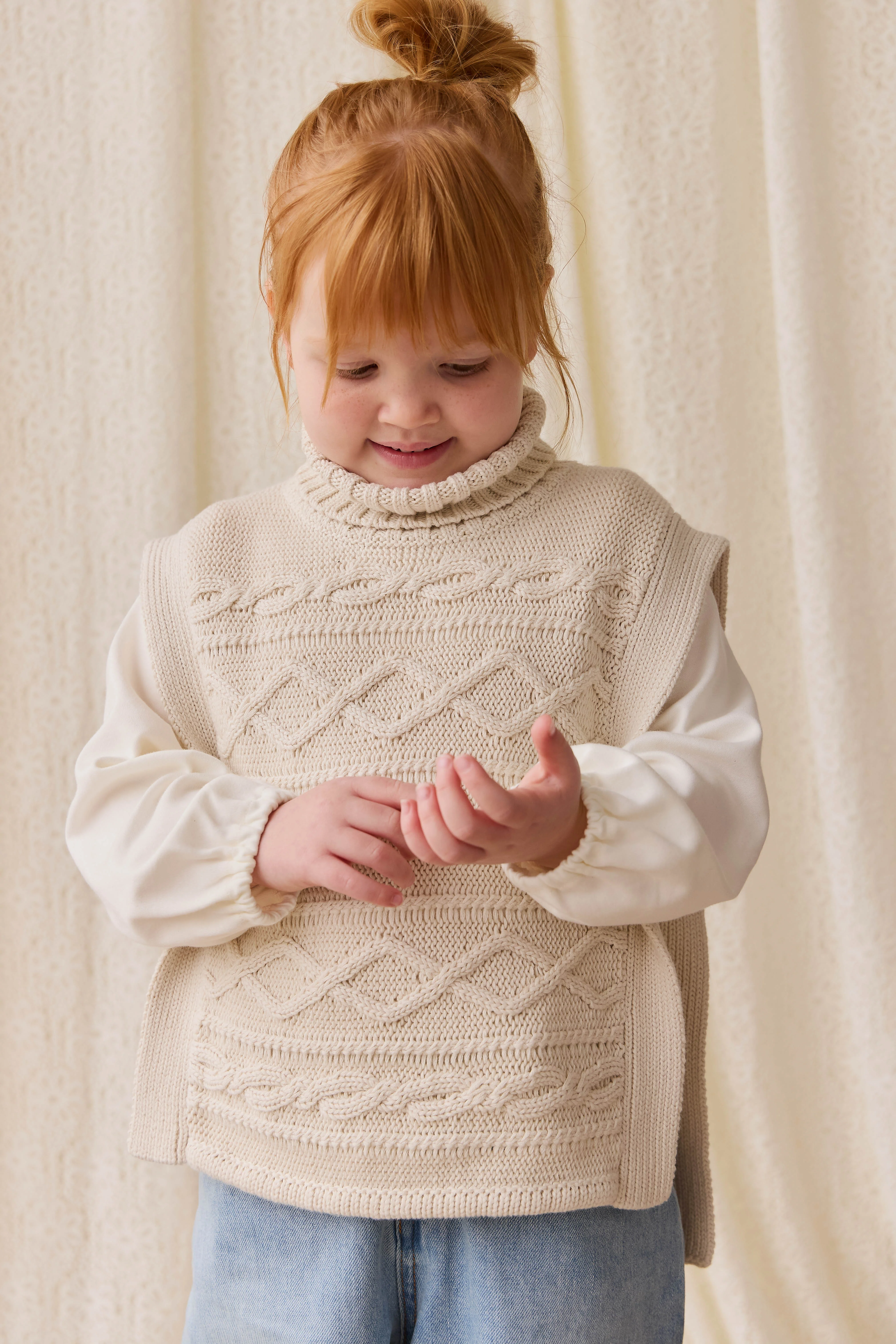 Bianca Poncho - Vanilla - Image 5