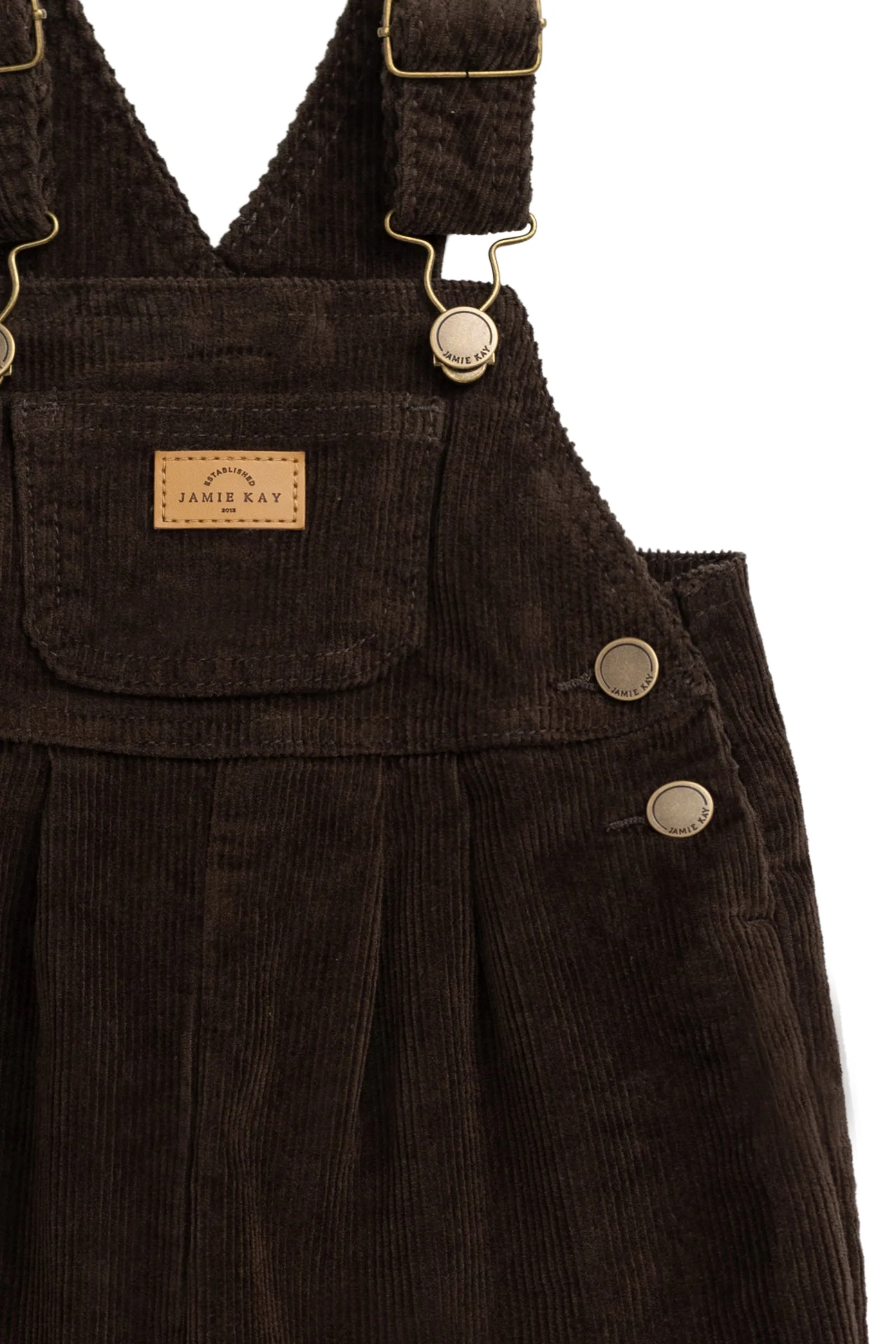 Blair Cord Overall - Dark Coffee - Image 7