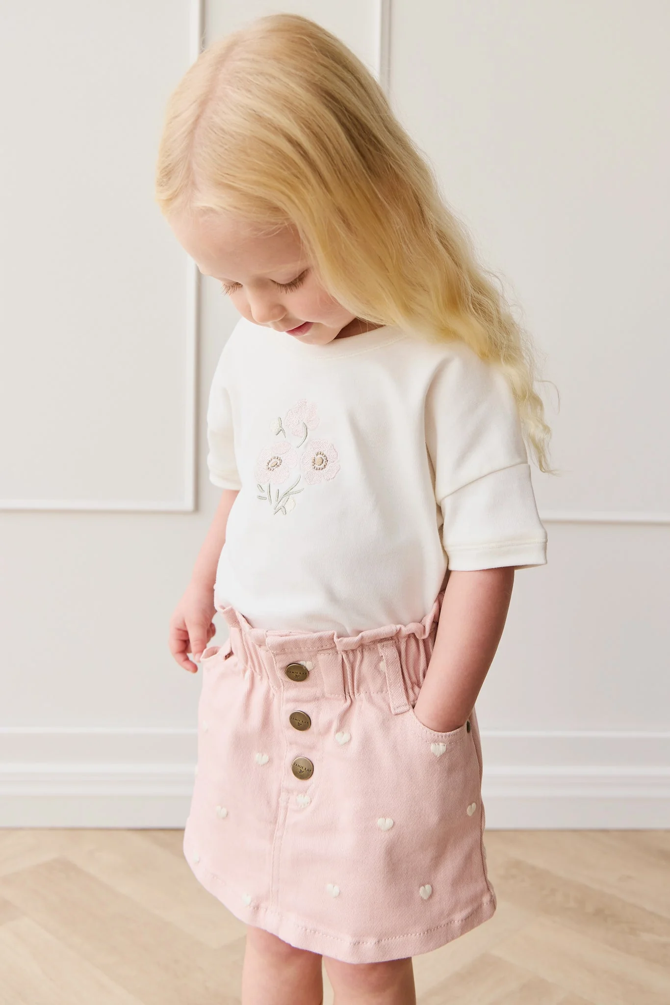 Briella Skirt - Petite Heart Peach - Image 3