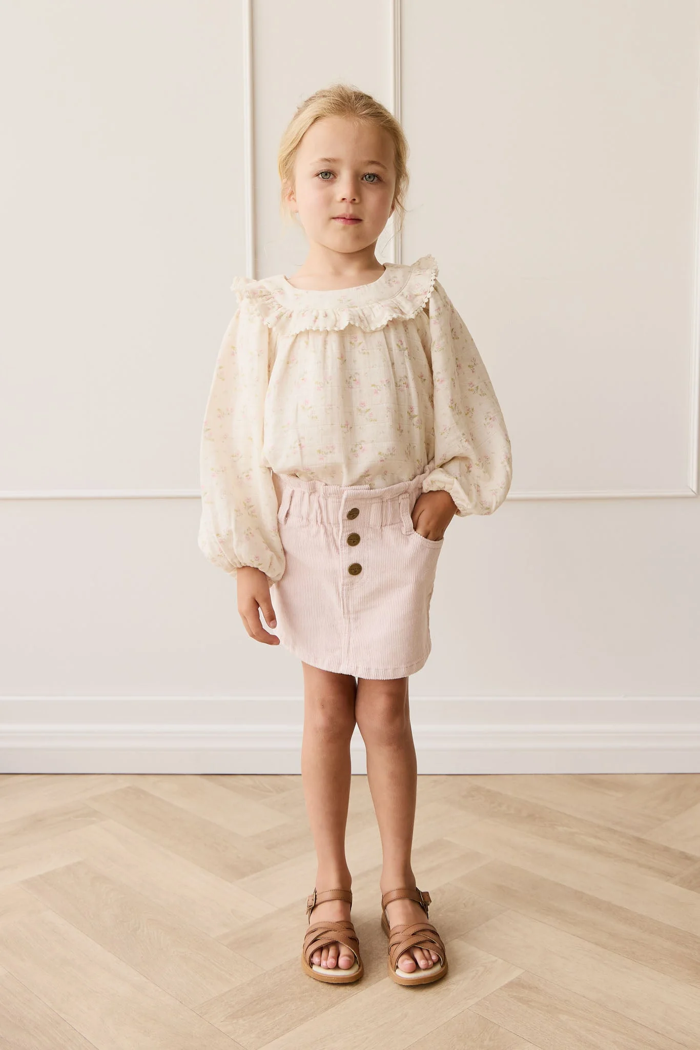 Briella Skirt - Soft Misty Rose - Image 3