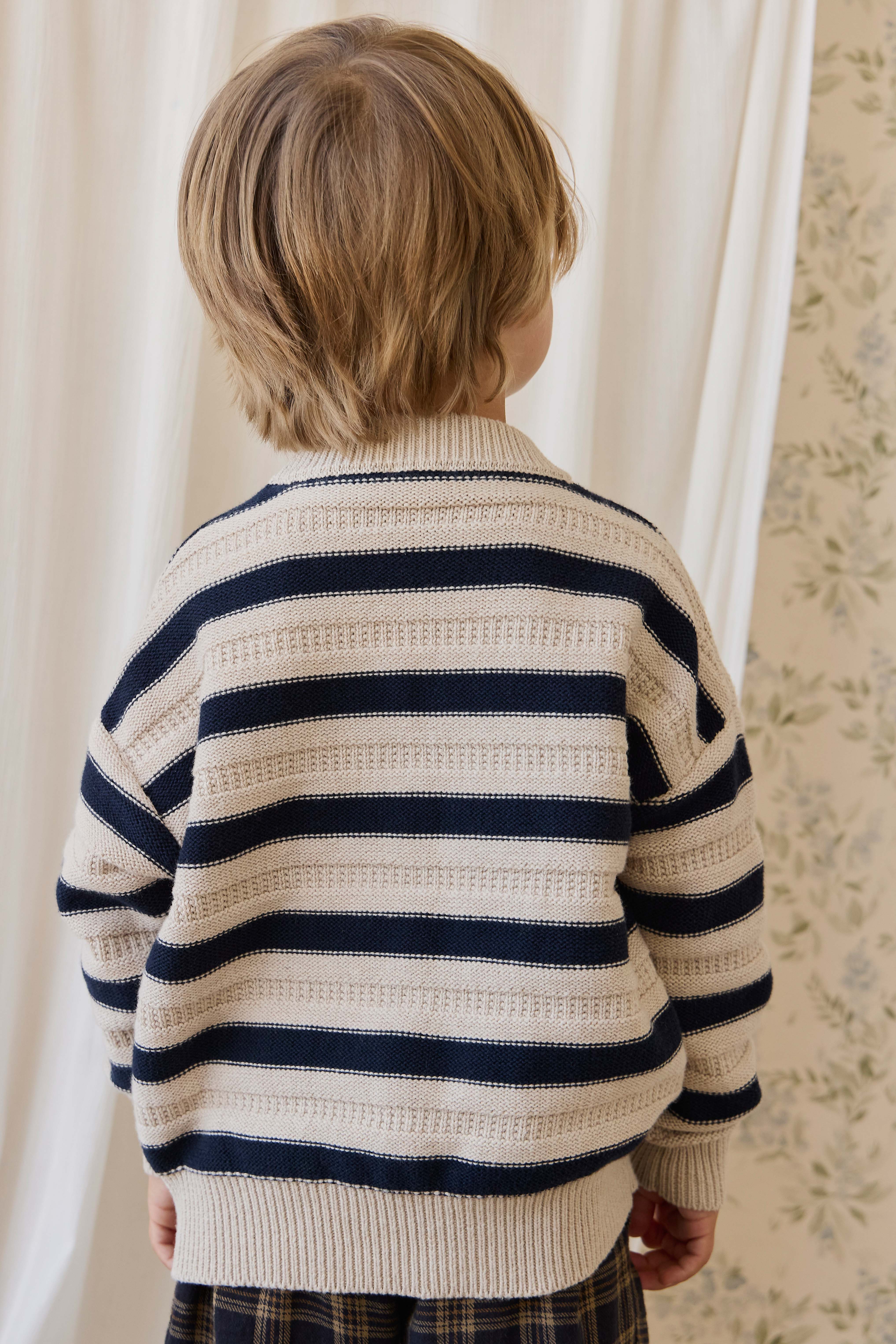 Byron Jumper-Byron Stripe Oat / Eclipse - Image 11