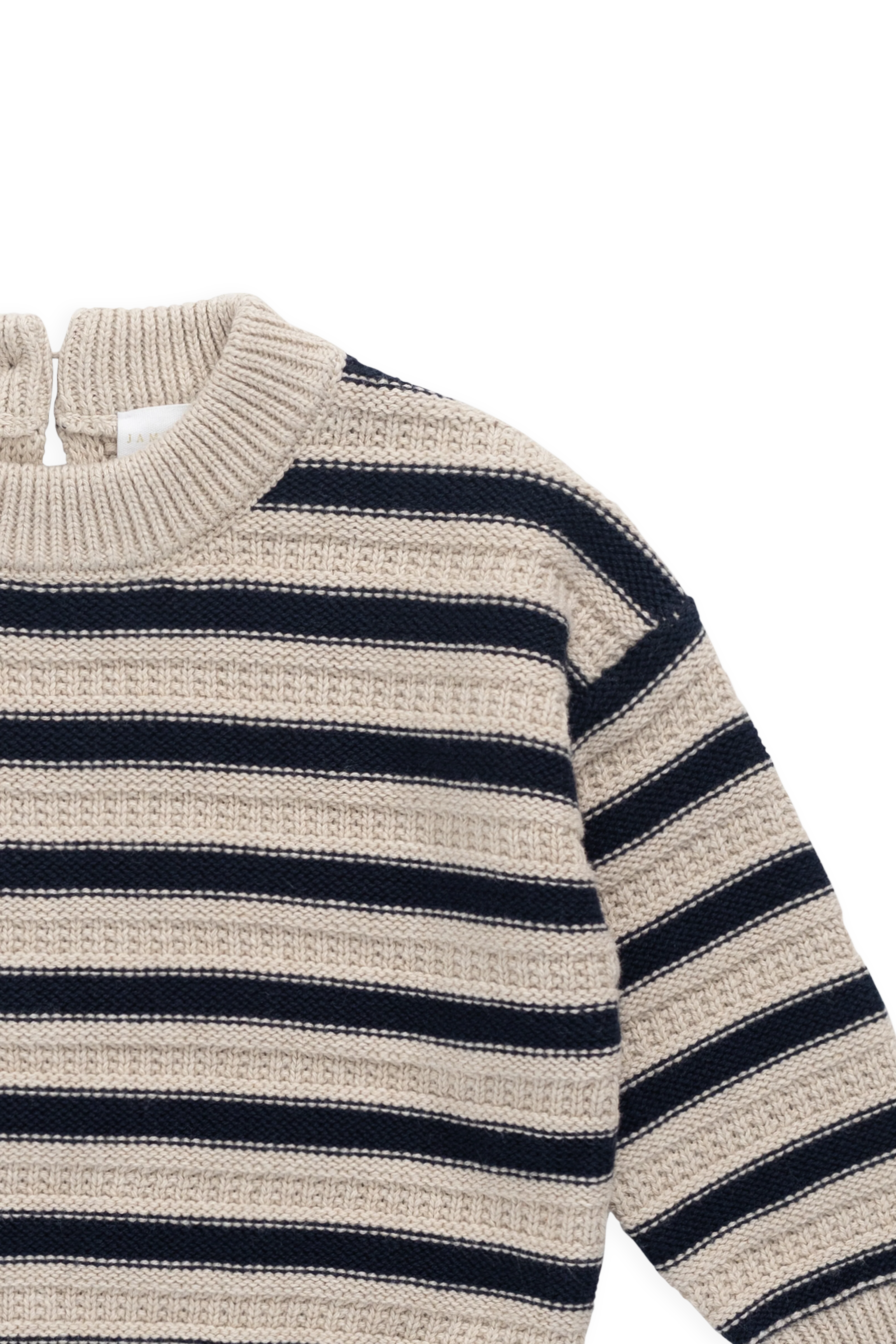 Byron Jumper-Byron Stripe Oat / Eclipse - Image 14