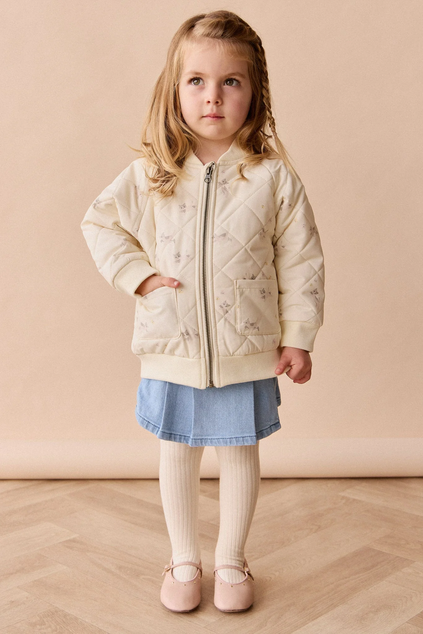 Cammy Jacket - Playful Kitten Whisper White - Image 3