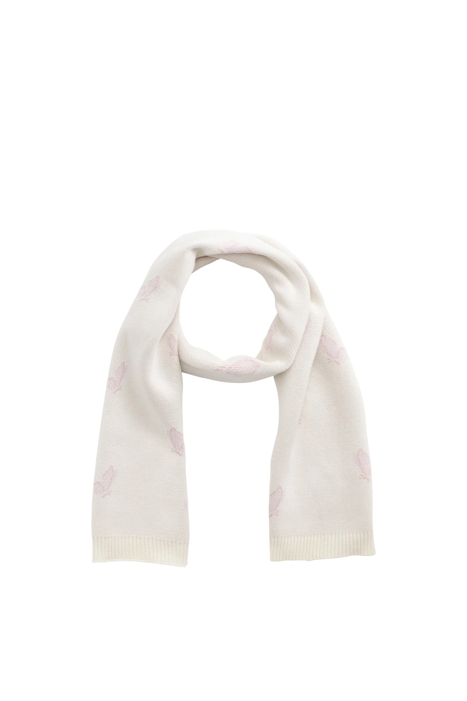 Cassie Jacquard Scarf - Egret - Image 2