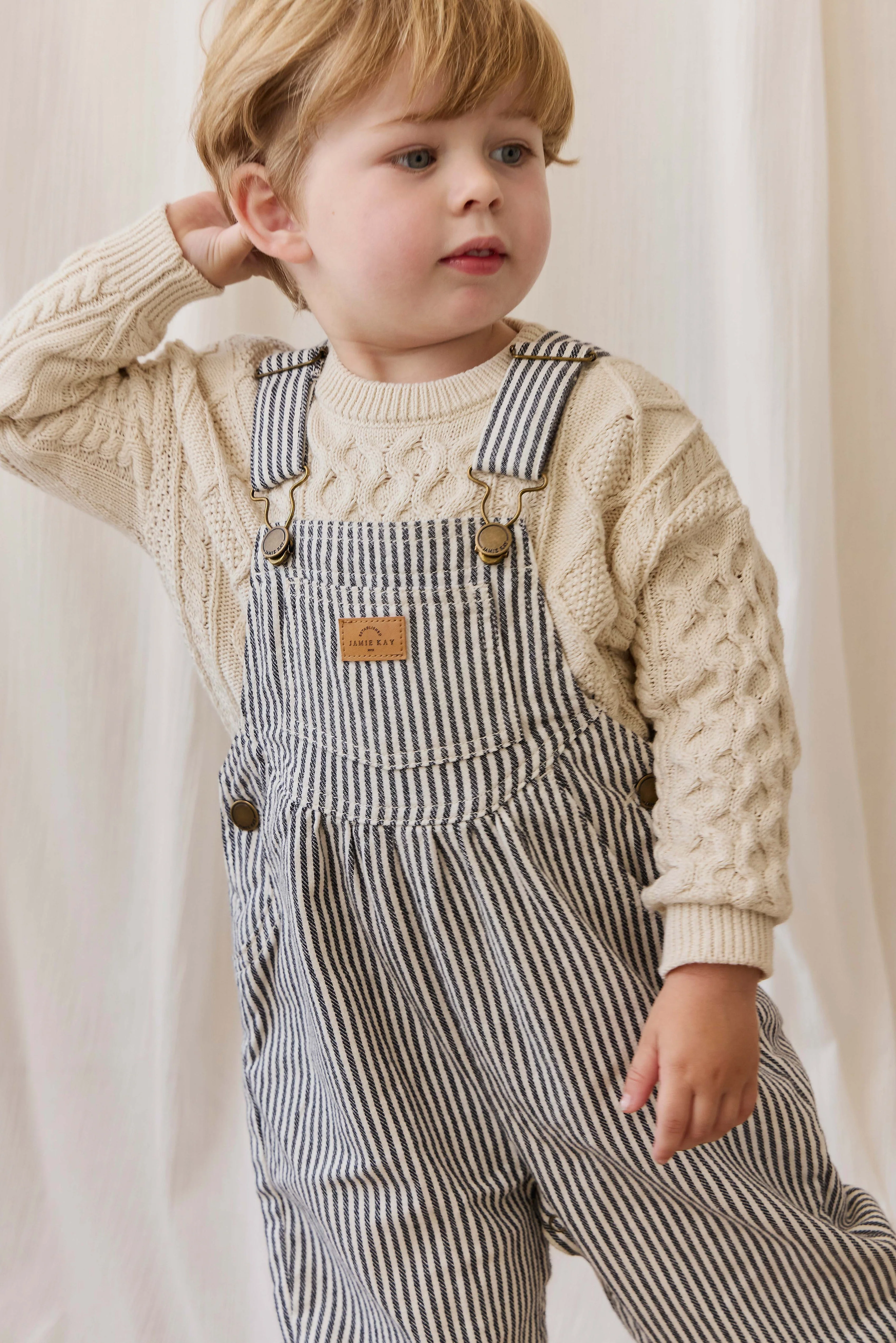 Cecil Overall-Sailor Stripe Eclipse / Cloud - Image 3