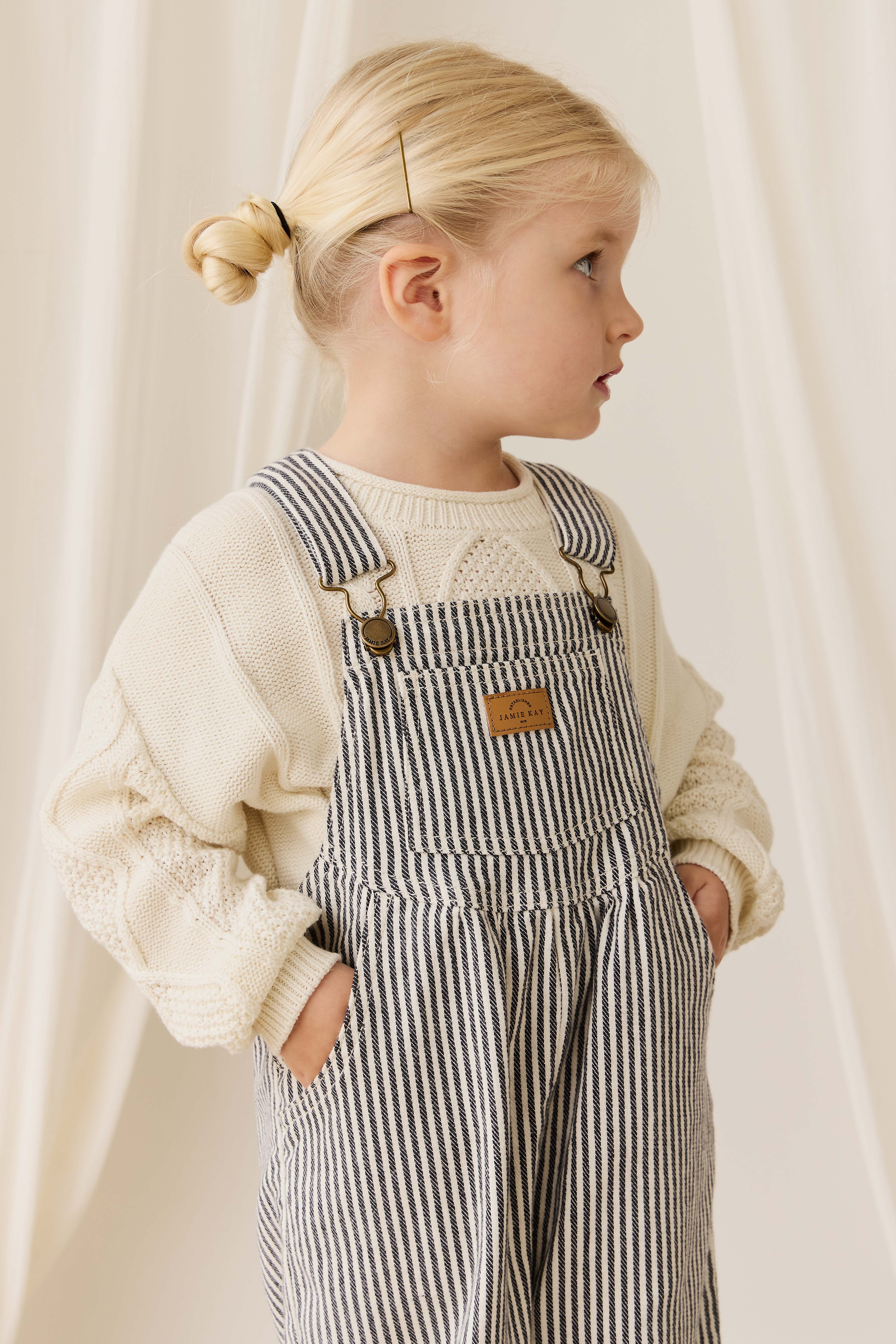 Cecil Overall-Sailor Stripe Eclipse / Cloud - Image 9