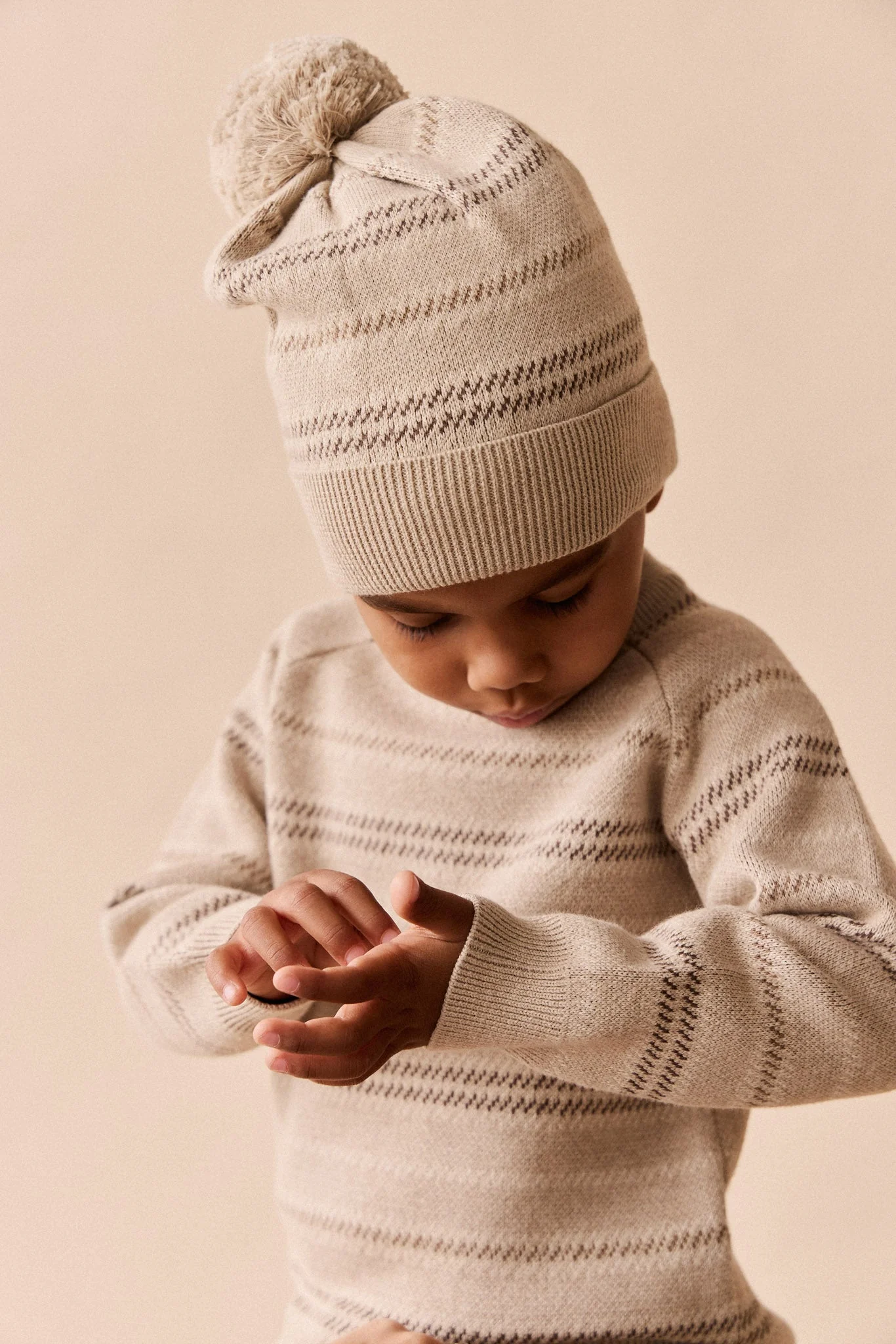 Cedric Knit Beanie - Cedric Stripe - Image 3
