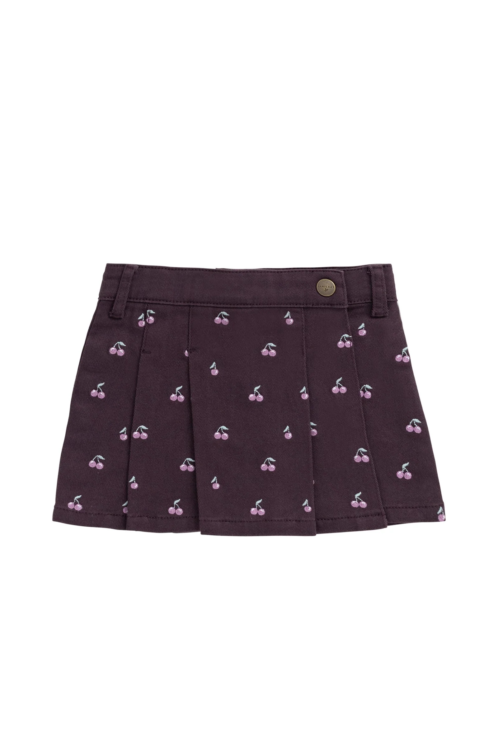 Chelsea Skirt - Cherry Love Plum Embroidery - Image 2