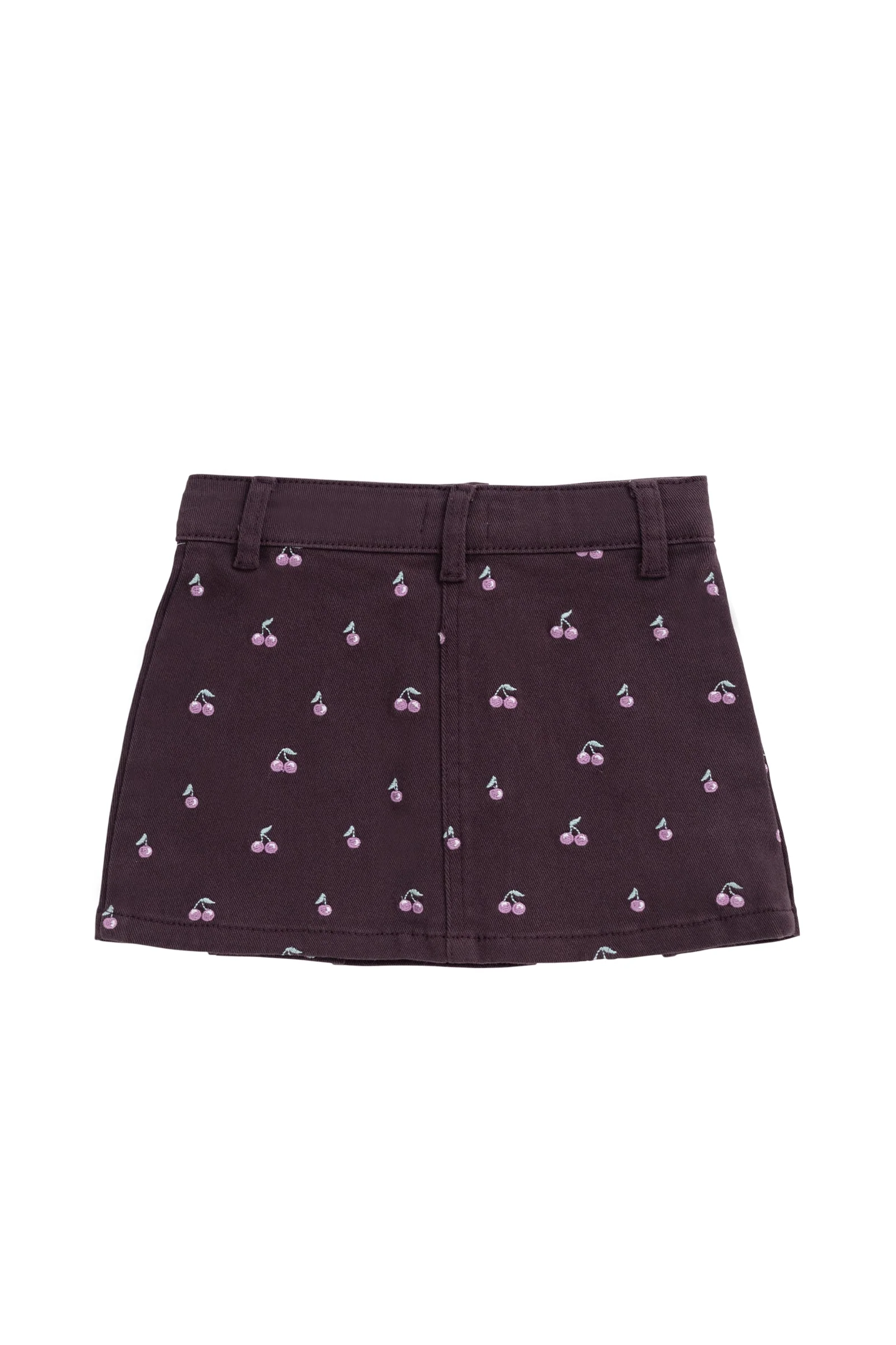 Chelsea Skirt - Cherry Love Plum Embroidery - Image 7