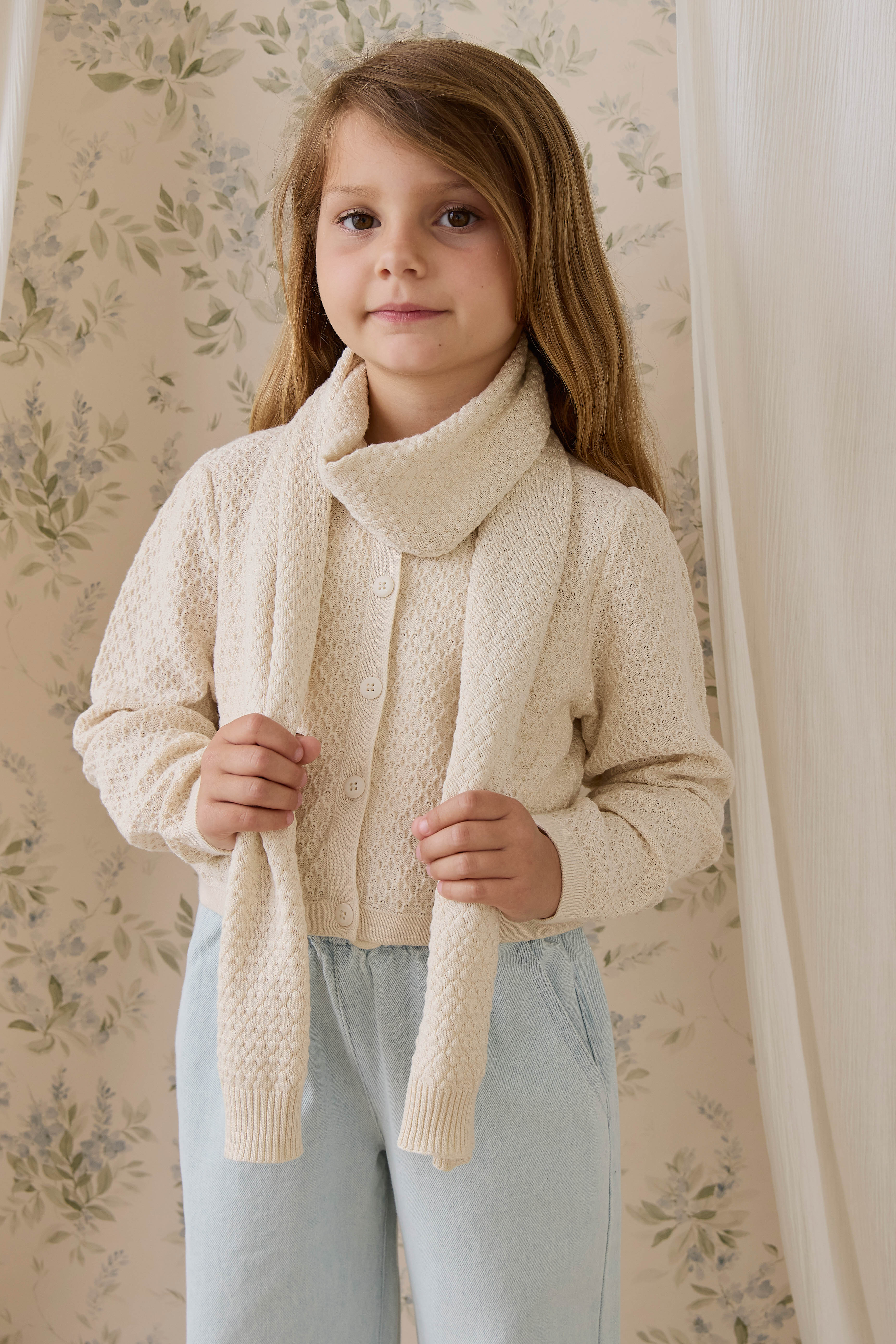 Clementine Scarf-Vanilla - Image 5