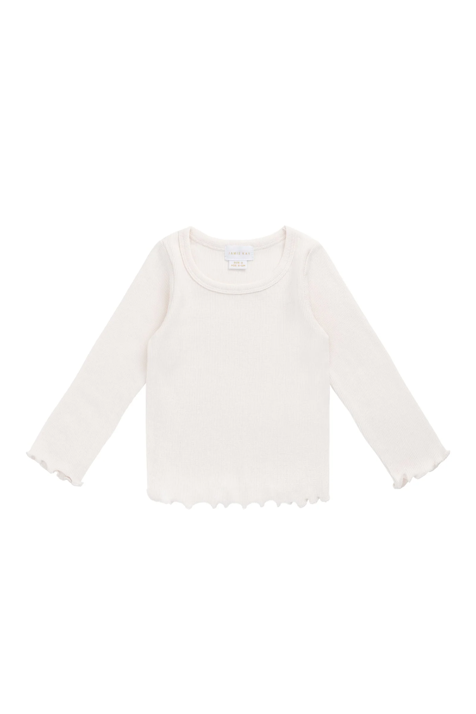 Cotton Fine Rib Agathe Top - Blushed Rose - Image 2