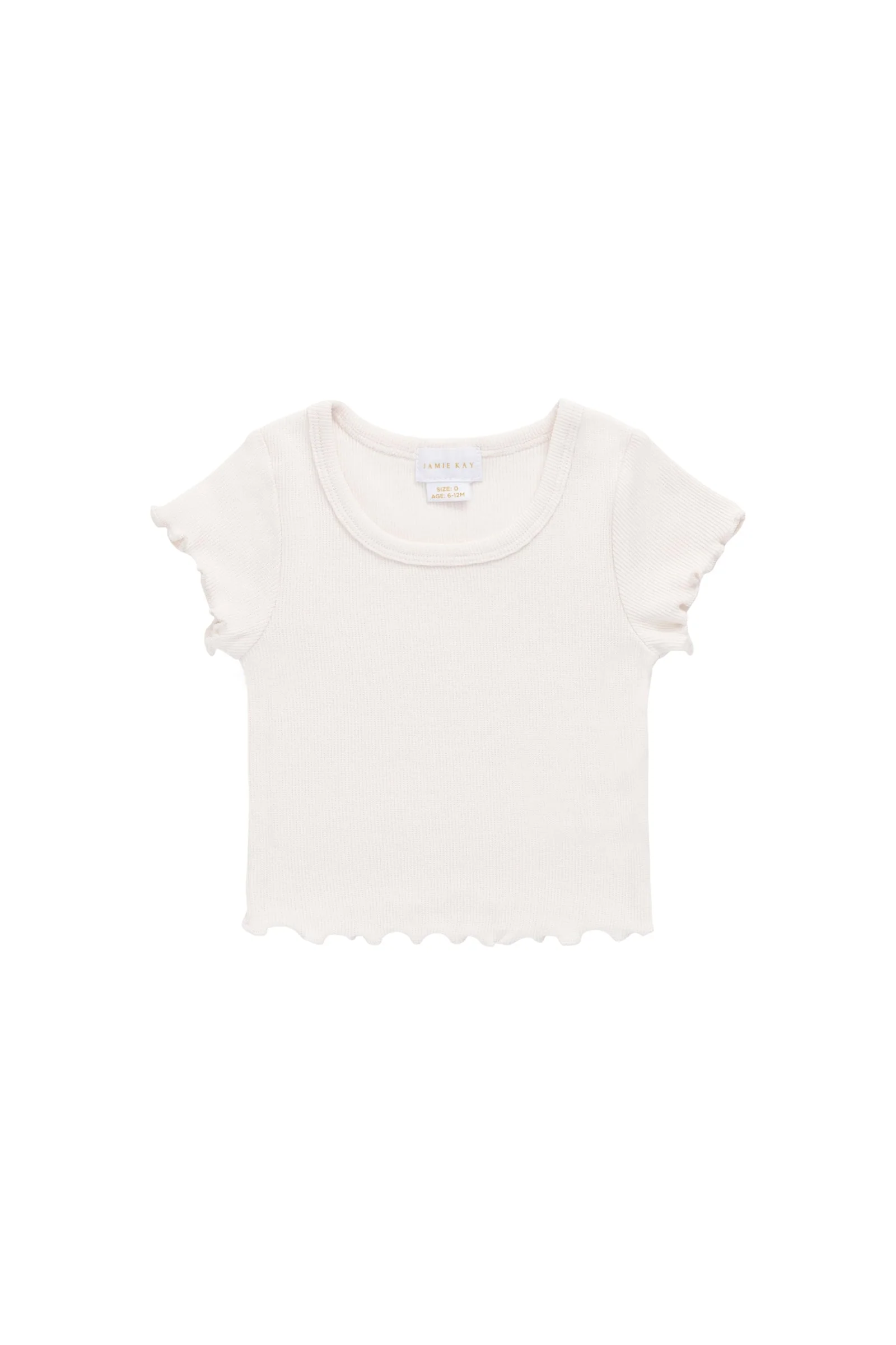 Cotton Fine Rib Ines Top - Blushed Rose - Image 2
