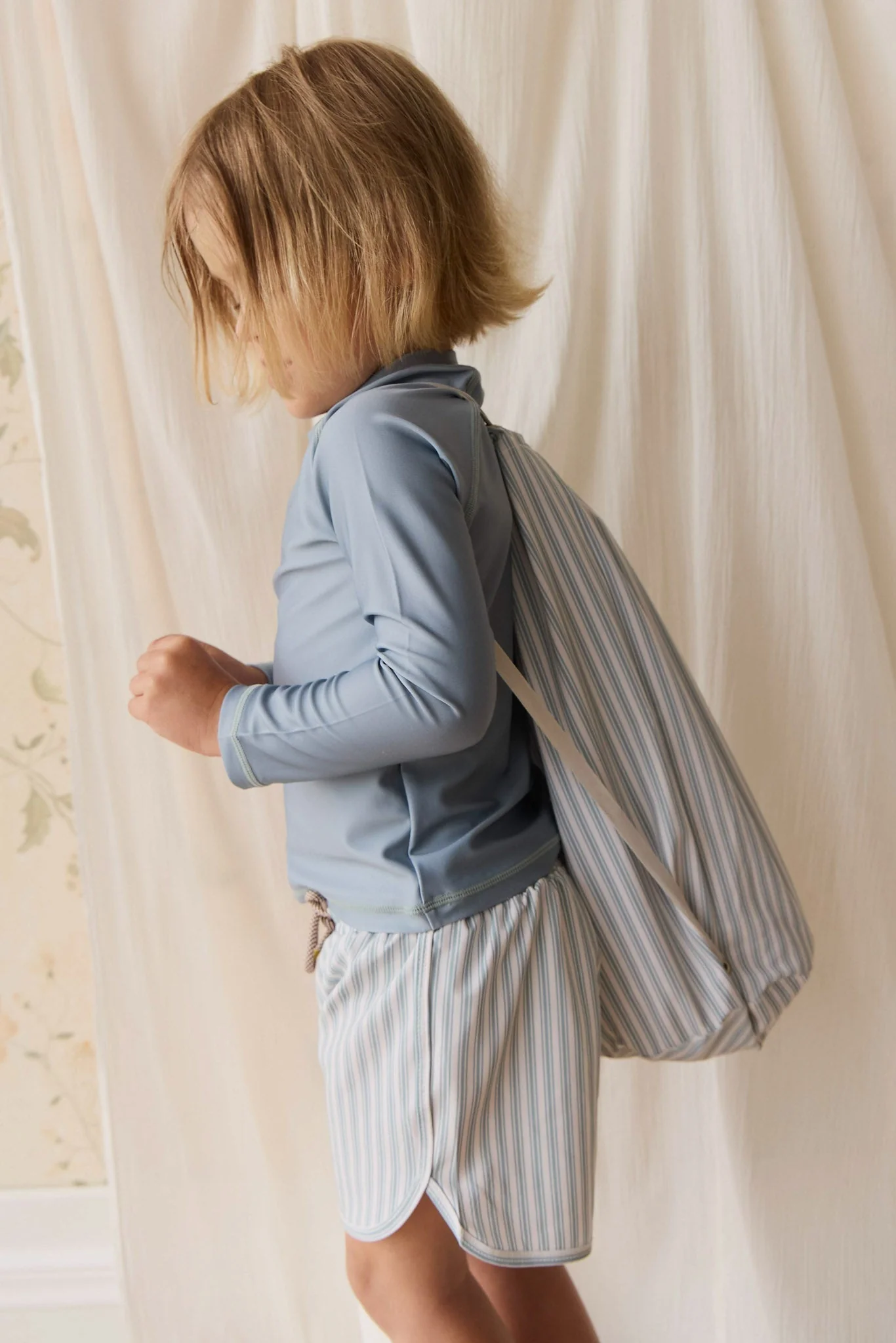 Declan Board Short - Variegated Stripe Cenote - Image 4