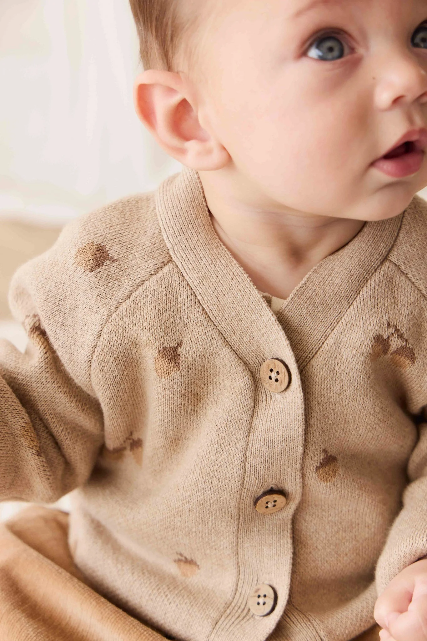 Easton Cardigan - Forest Acorns Cashew Marle - Image 6